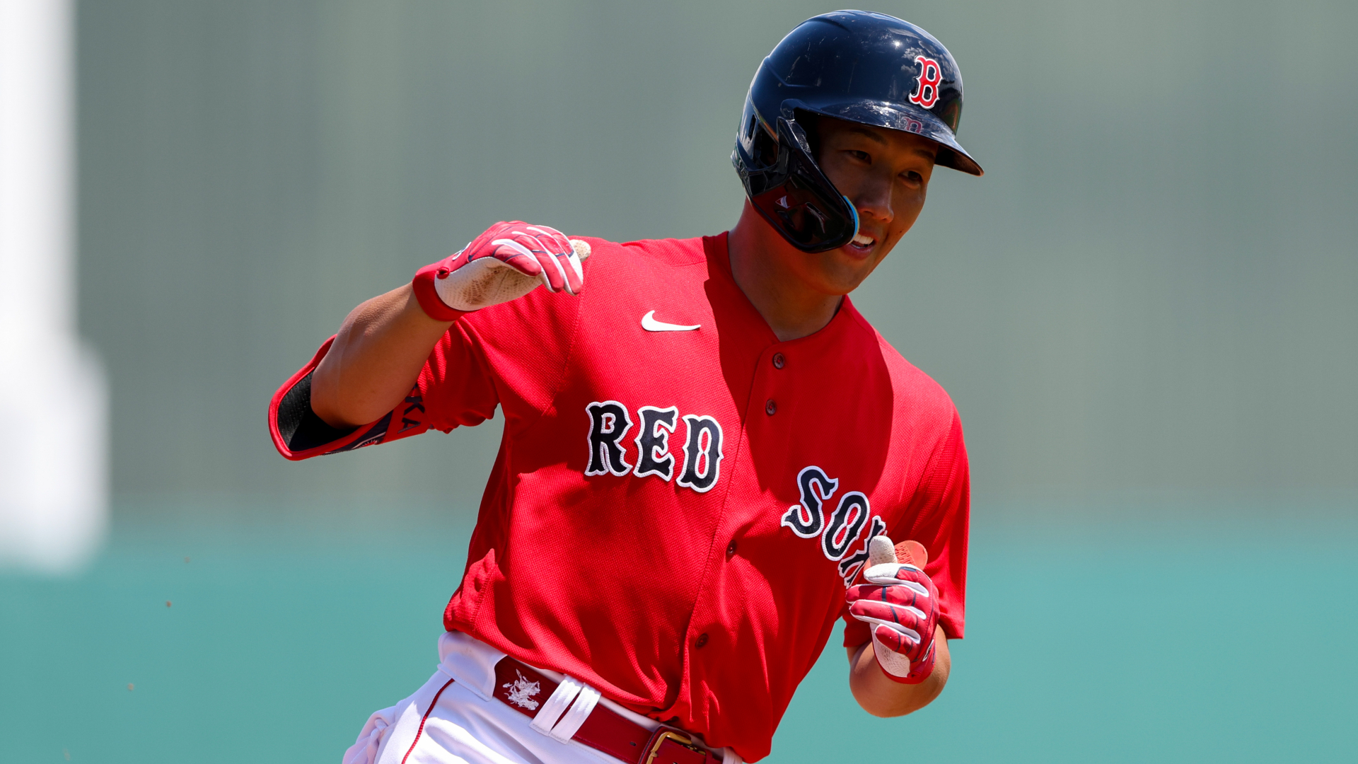 Boston Red Sox outfielder Masataka Yoshida