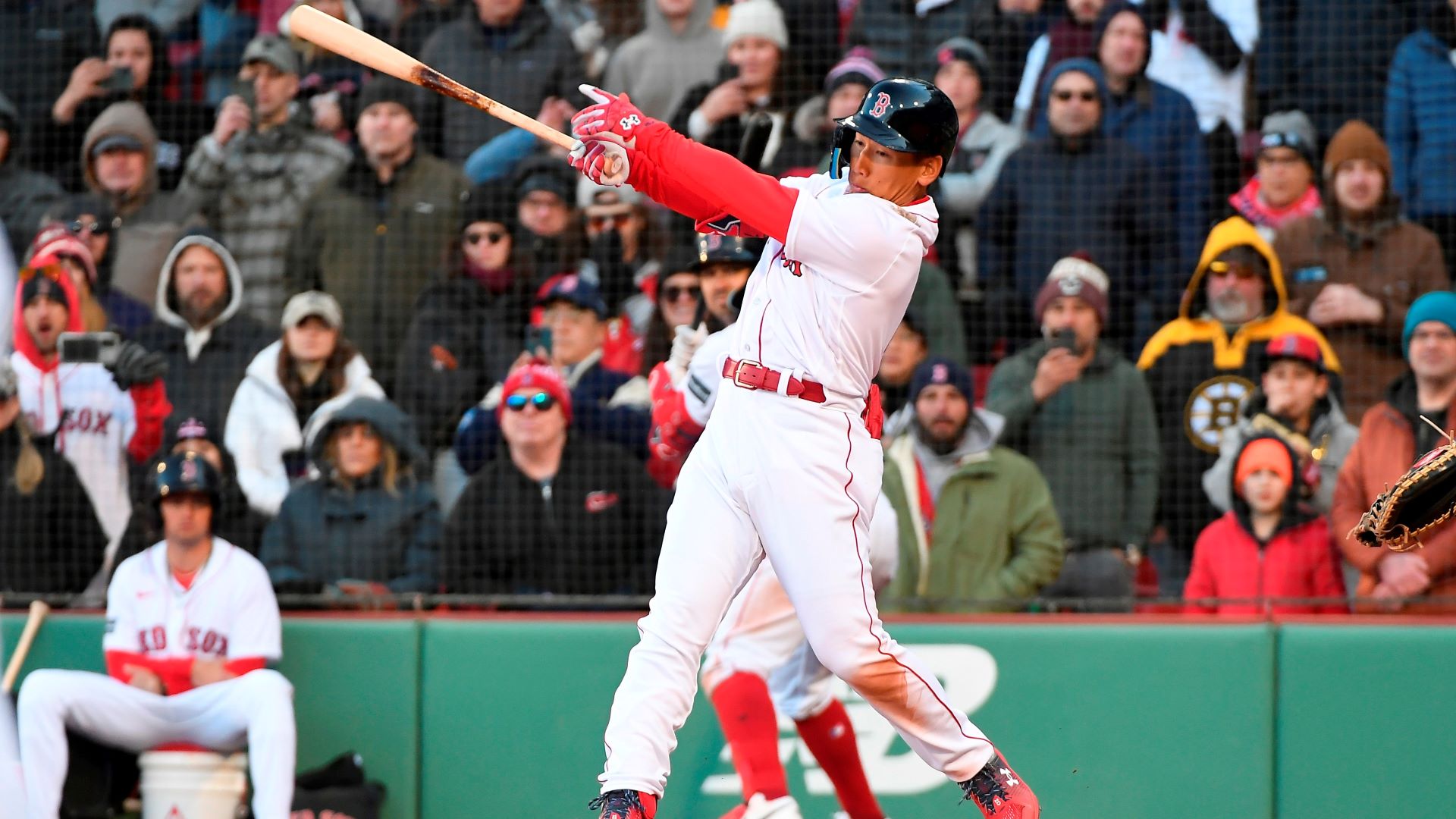 Boston Red Sox outfielder Masataka Yoshida