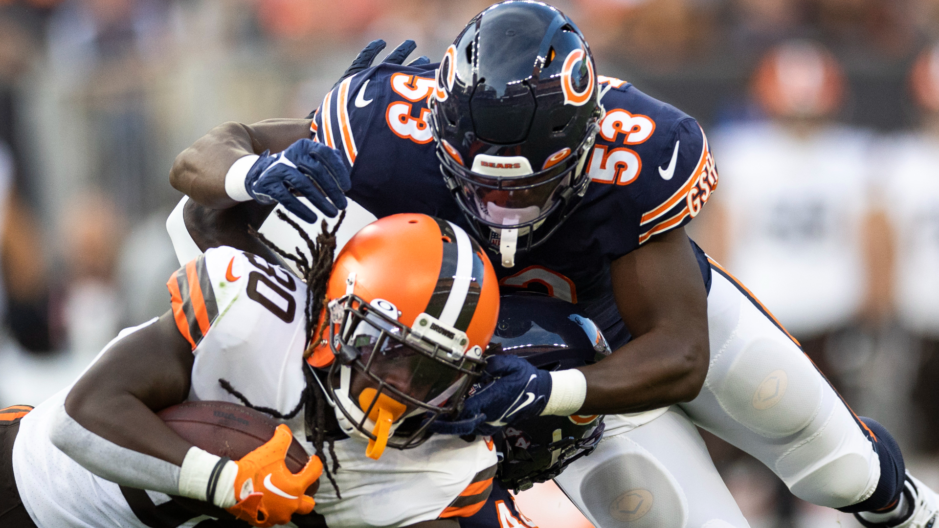 Chicago Bears linebacker Nicholas Morrow