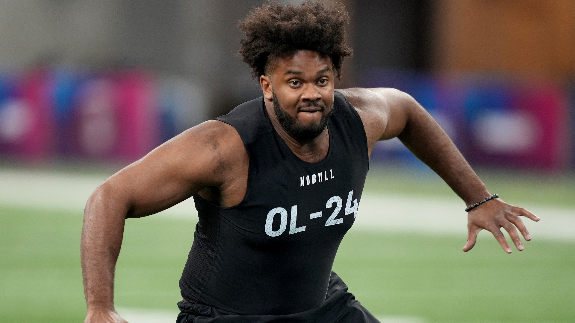 Ohio State offensive lineman Paris Johnson