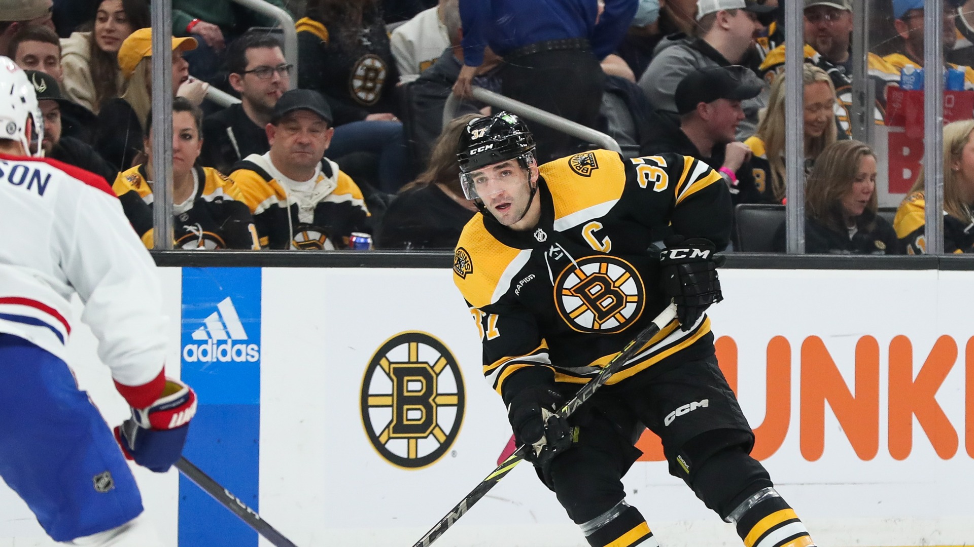 Boston Bruins center Patrice Bergeron
