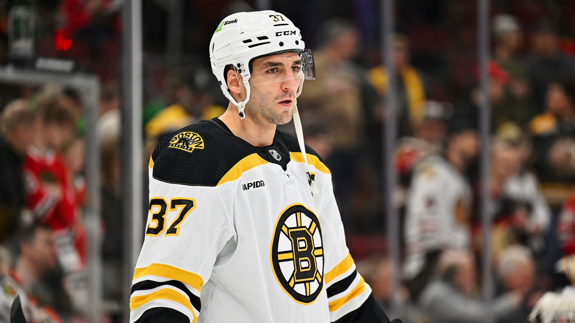 Boston Bruins center Patrice Bergeron