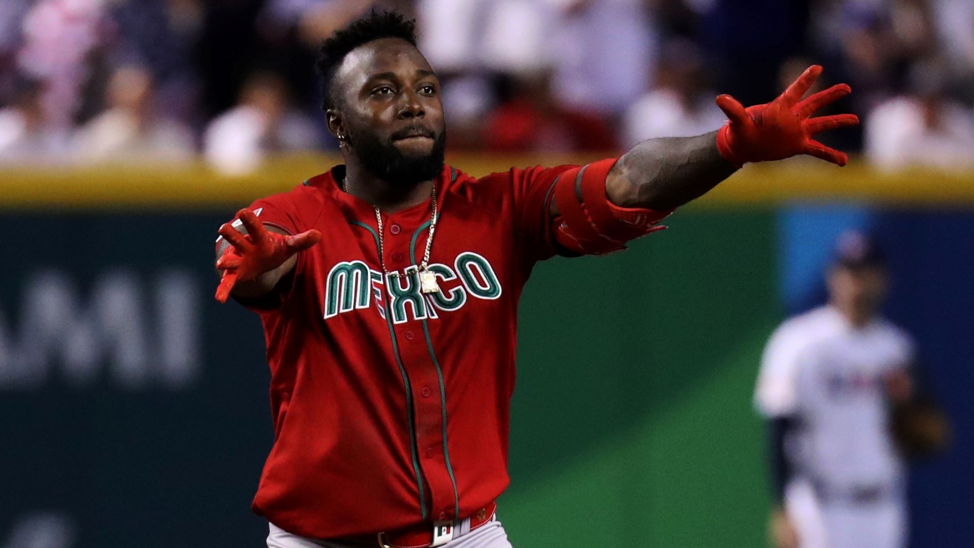 Team Mexico outfielder Randy Arozarena