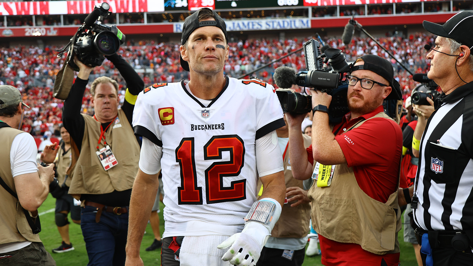 Retired NFL quarterback Tom Brady