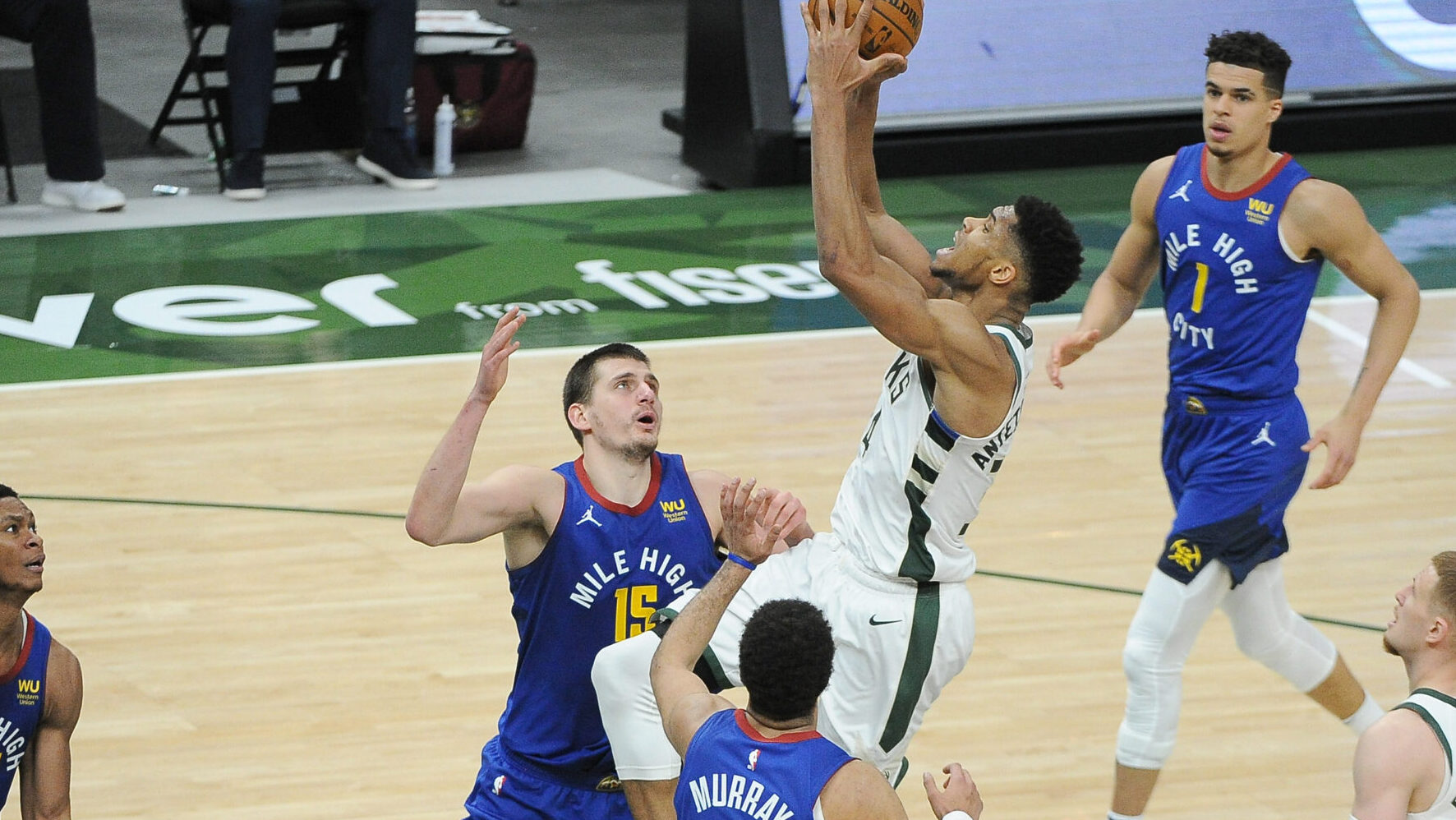 NBA: Denver Nuggets at Milwaukee Bucks