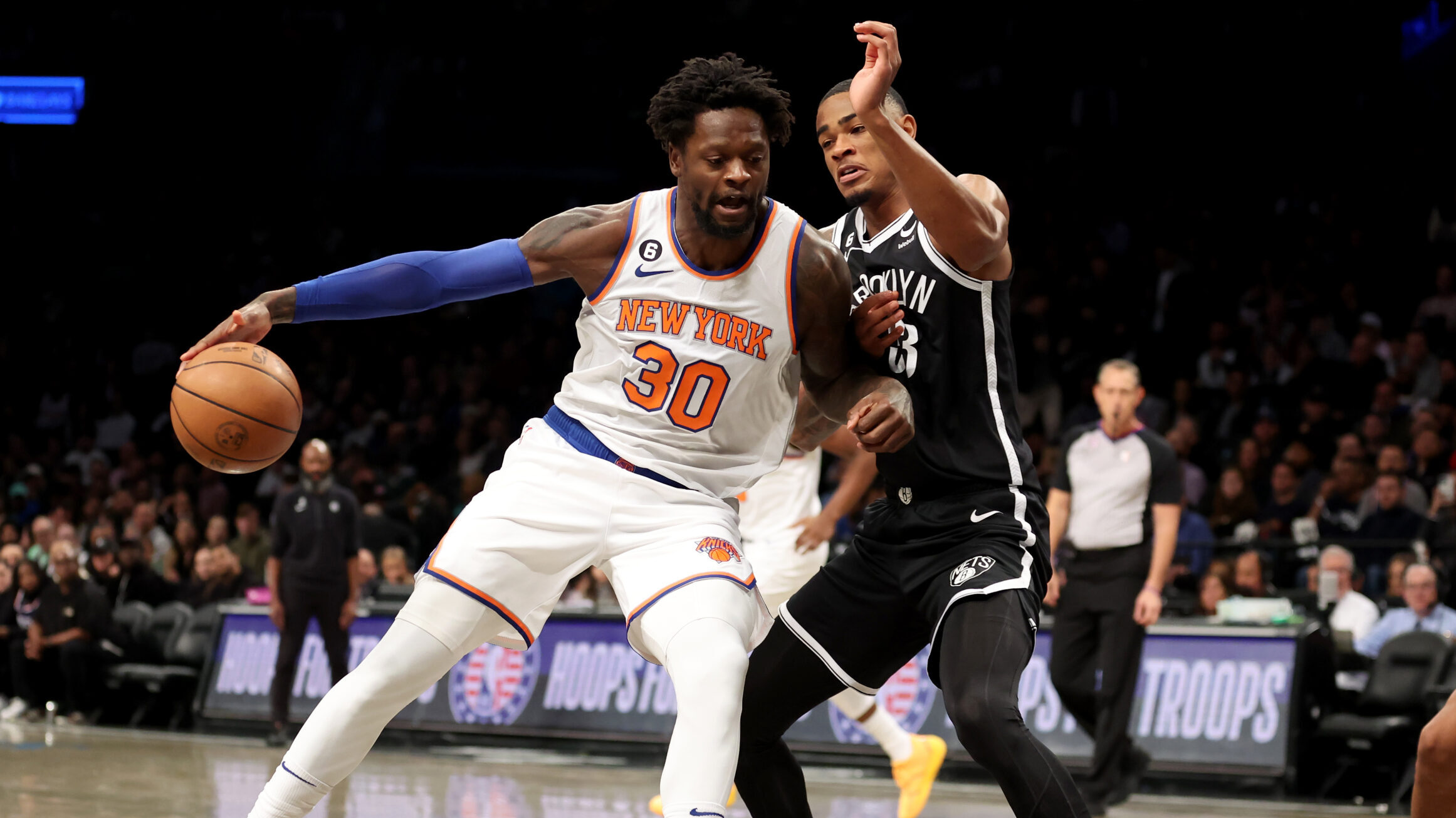 NBA: New York Knicks at Brooklyn Nets