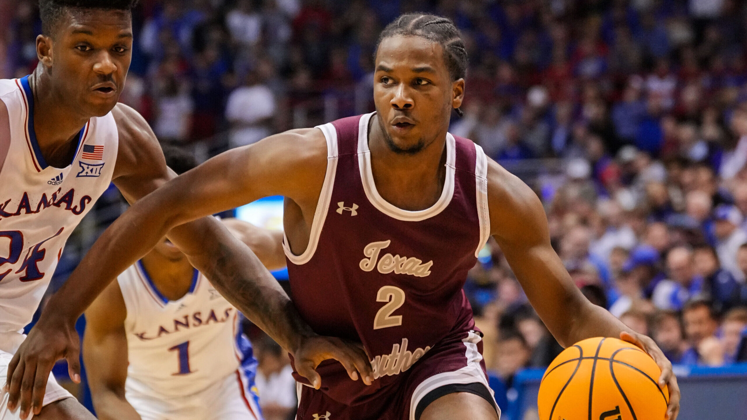 NCAA Basketball: Texas Southern at Kansas