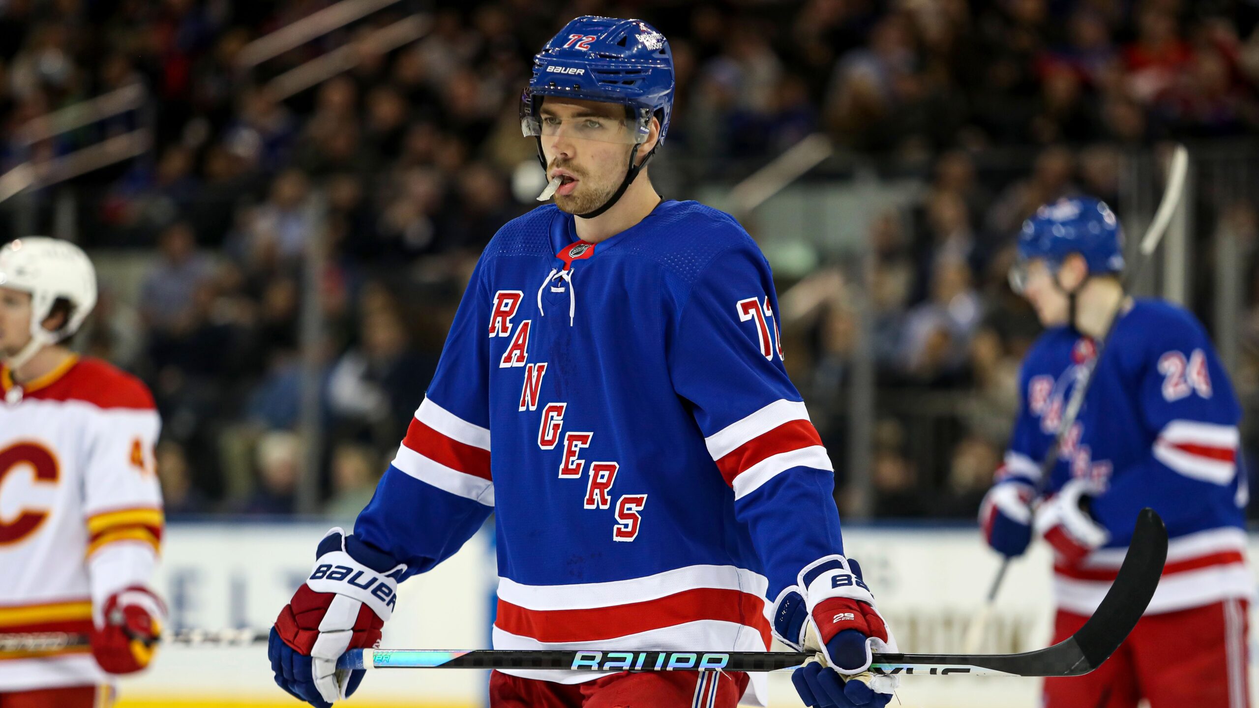 NHL: Calgary Flames at New York Rangers