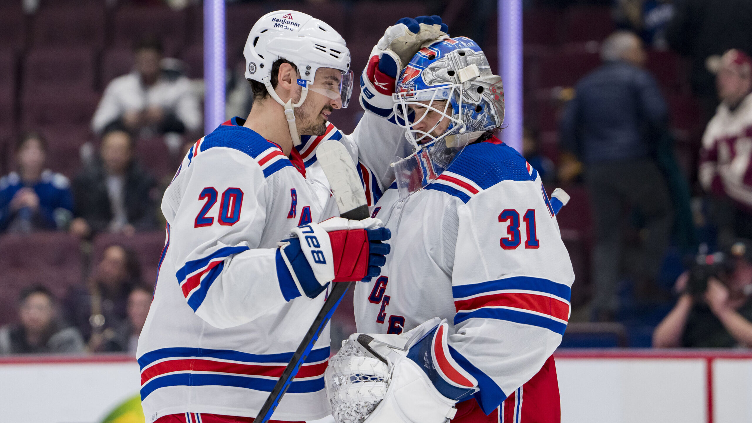 NHL: New York Rangers at Vancouver Canucks