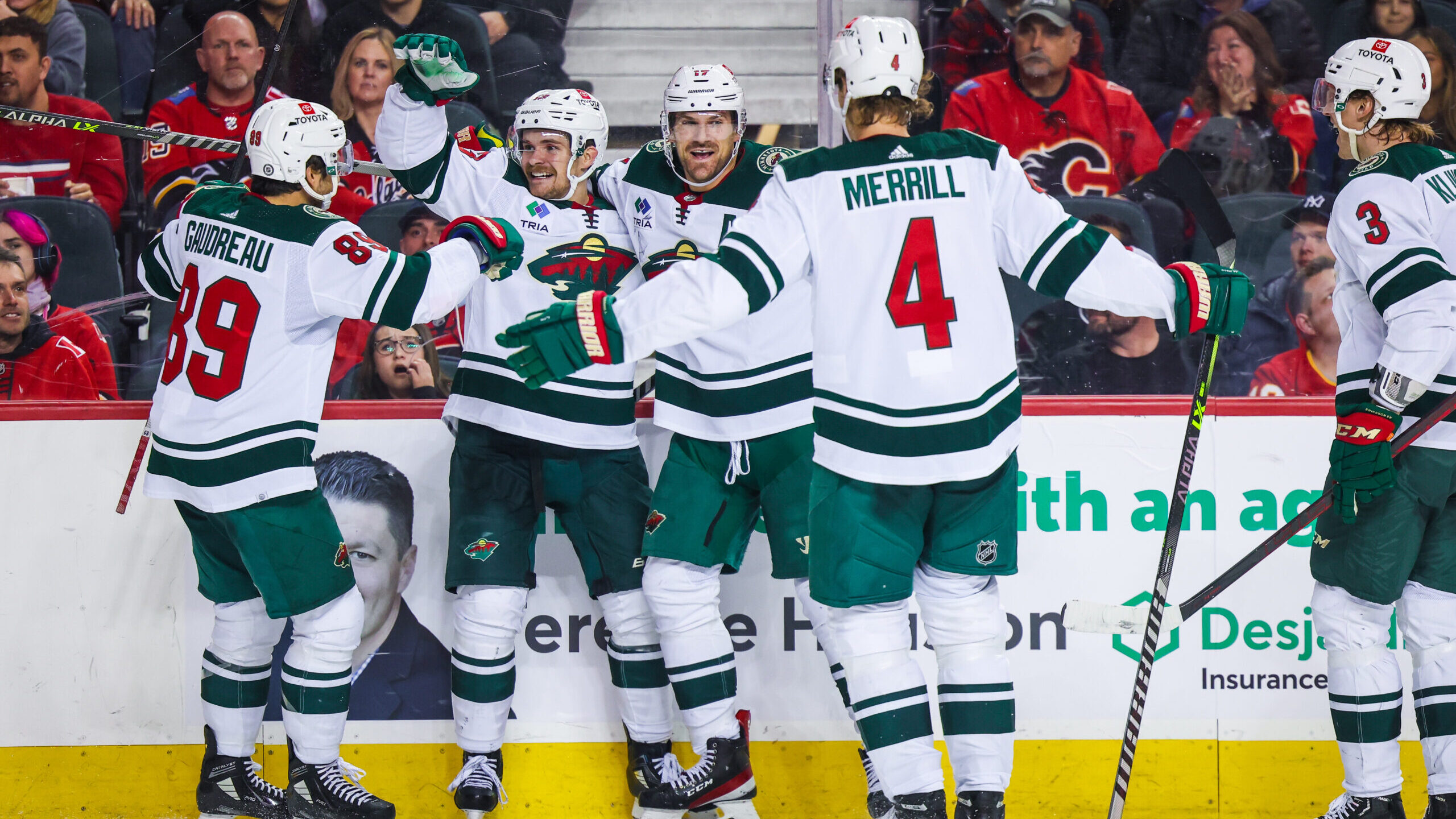 NHL: Minnesota Wild at Calgary Flames
