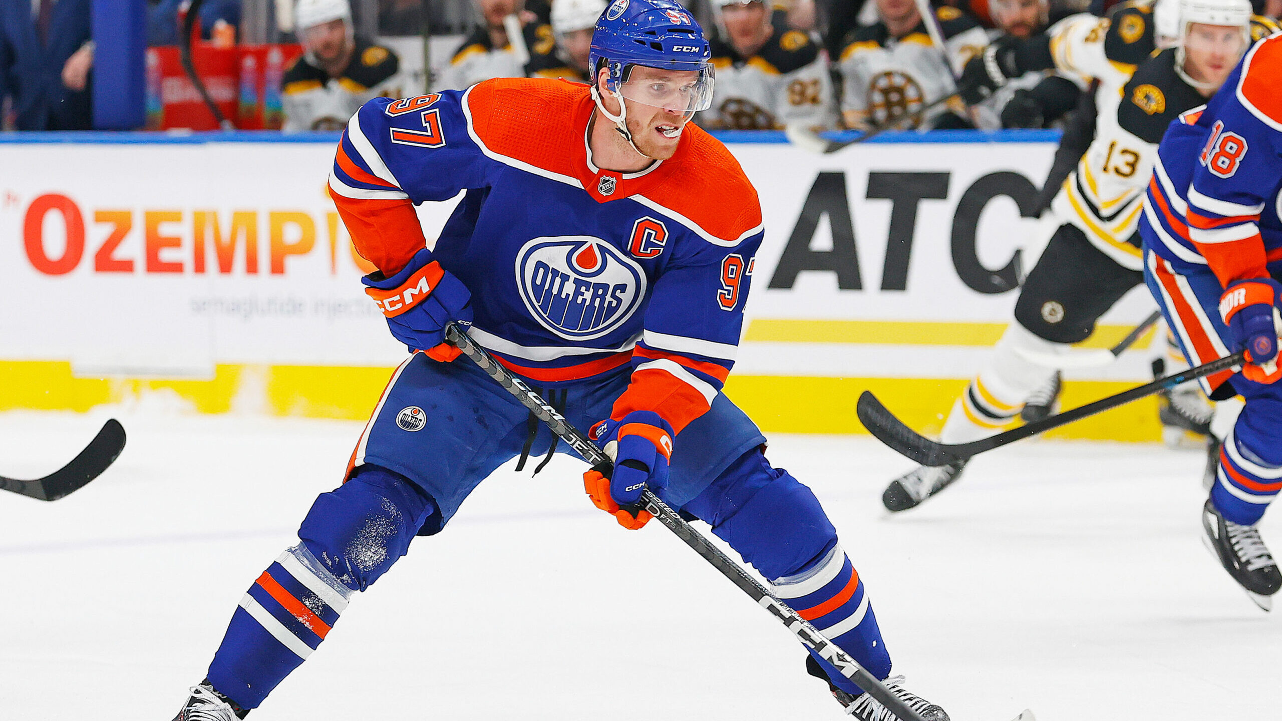 NHL: Boston Bruins at Edmonton Oilers