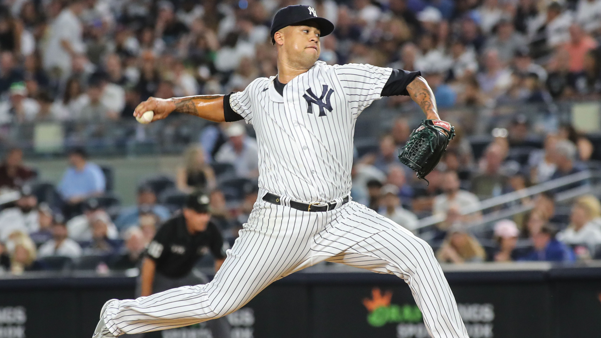 New York Yankees pitcher Frankie Montas