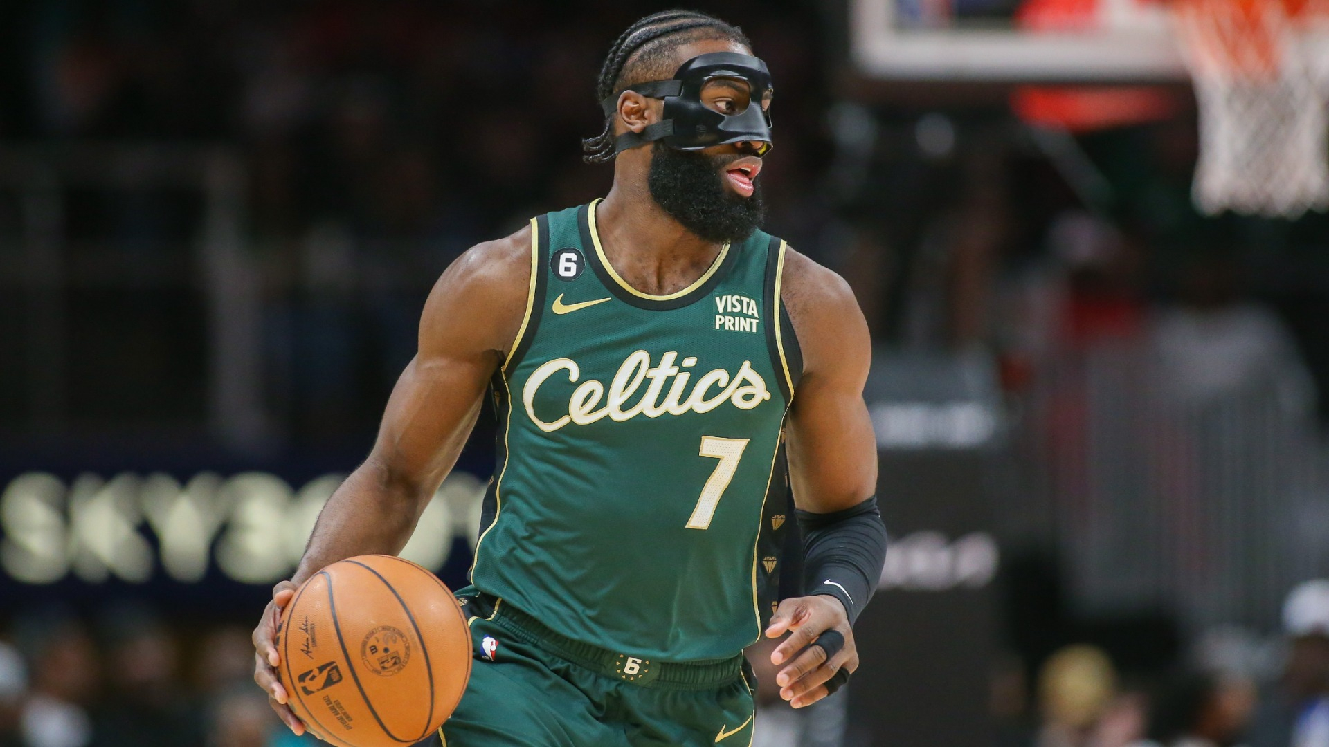 Boston Celtics guard Jaylen Brown