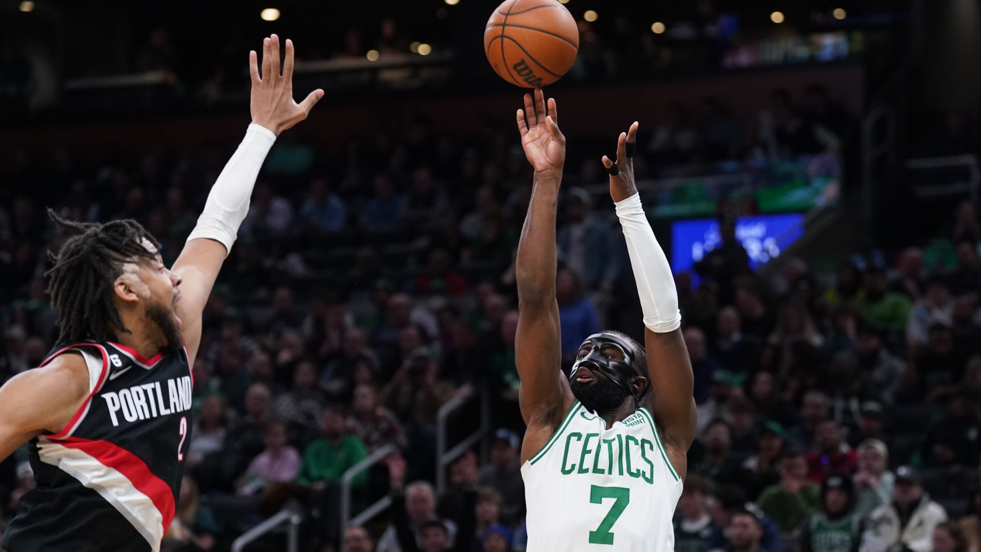 Boston Celtics guard Jaylen Brown