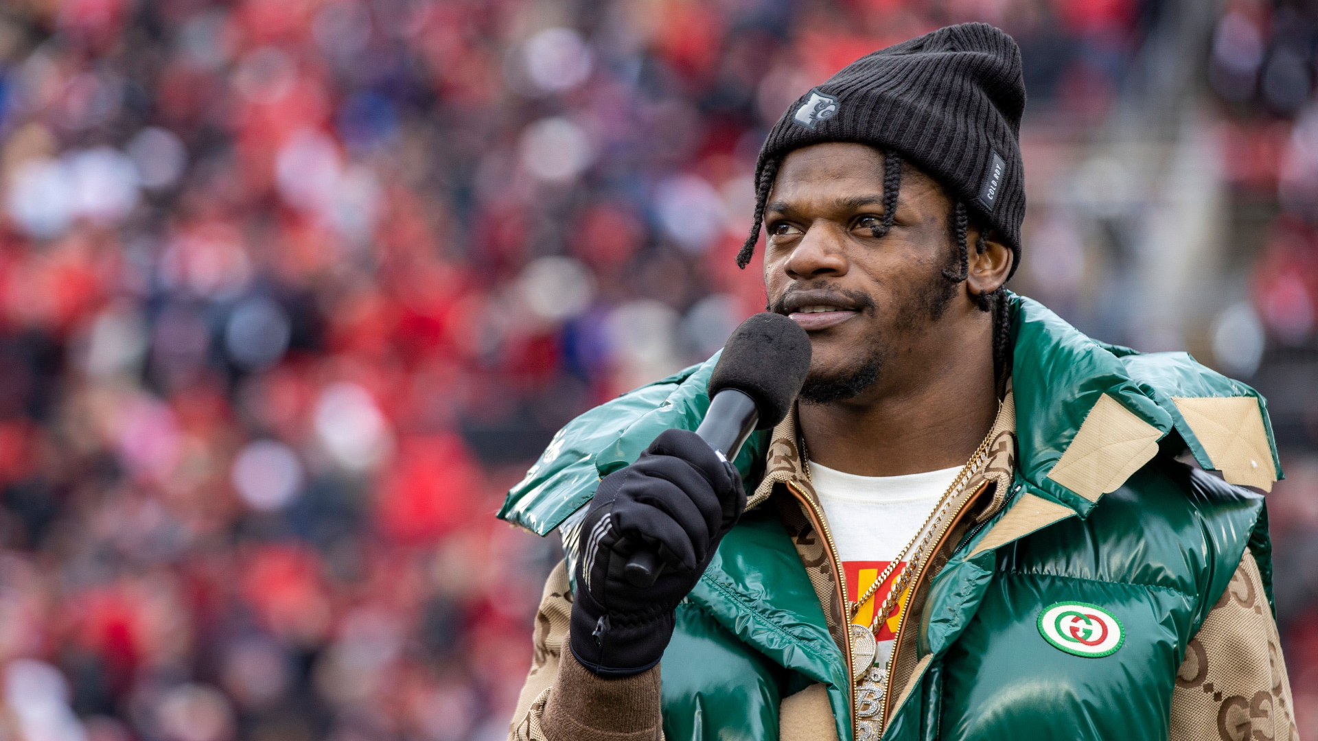 Baltimore Ravens quarterback Lamar Jackson