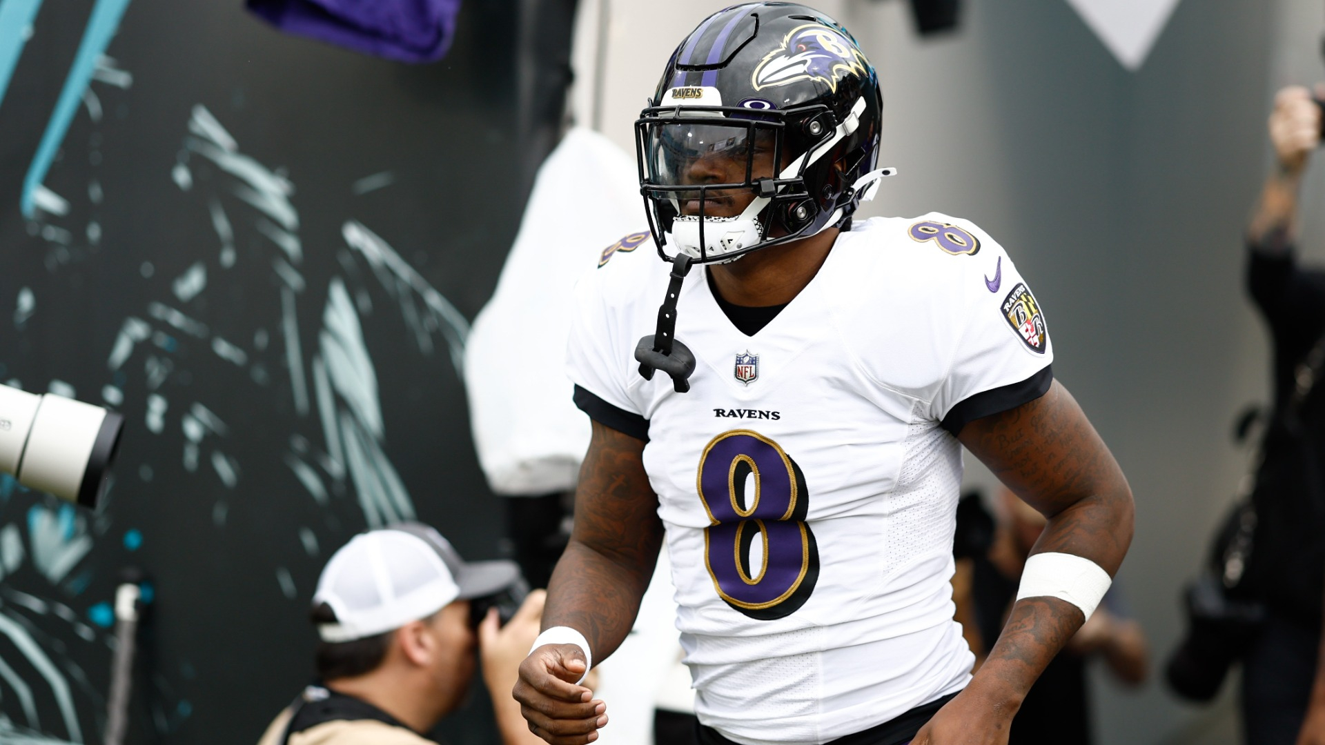 Baltimore Ravens quarterback Lamar Jackson