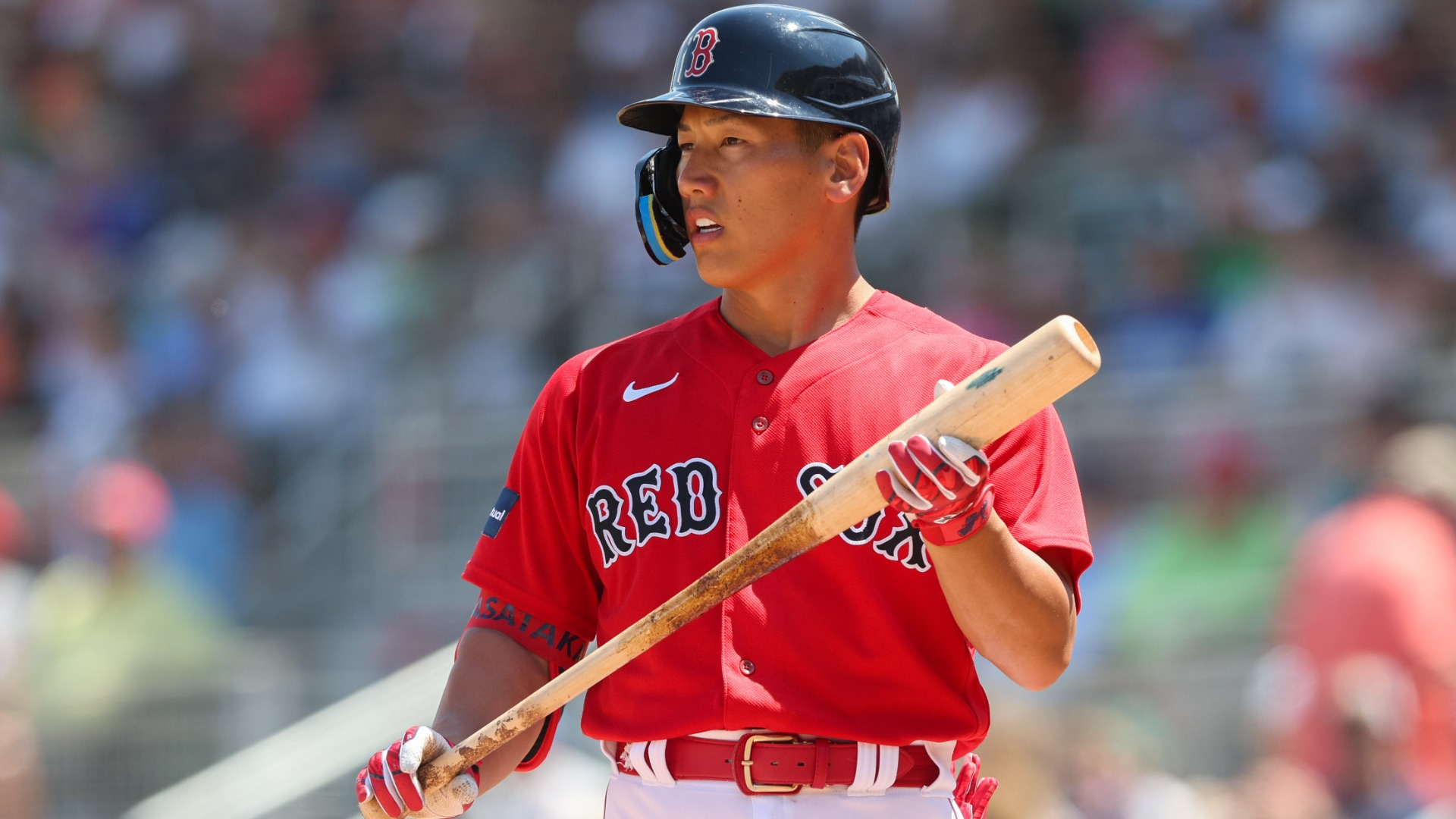 Boston Red Sox outfielder Masataka Yoshida