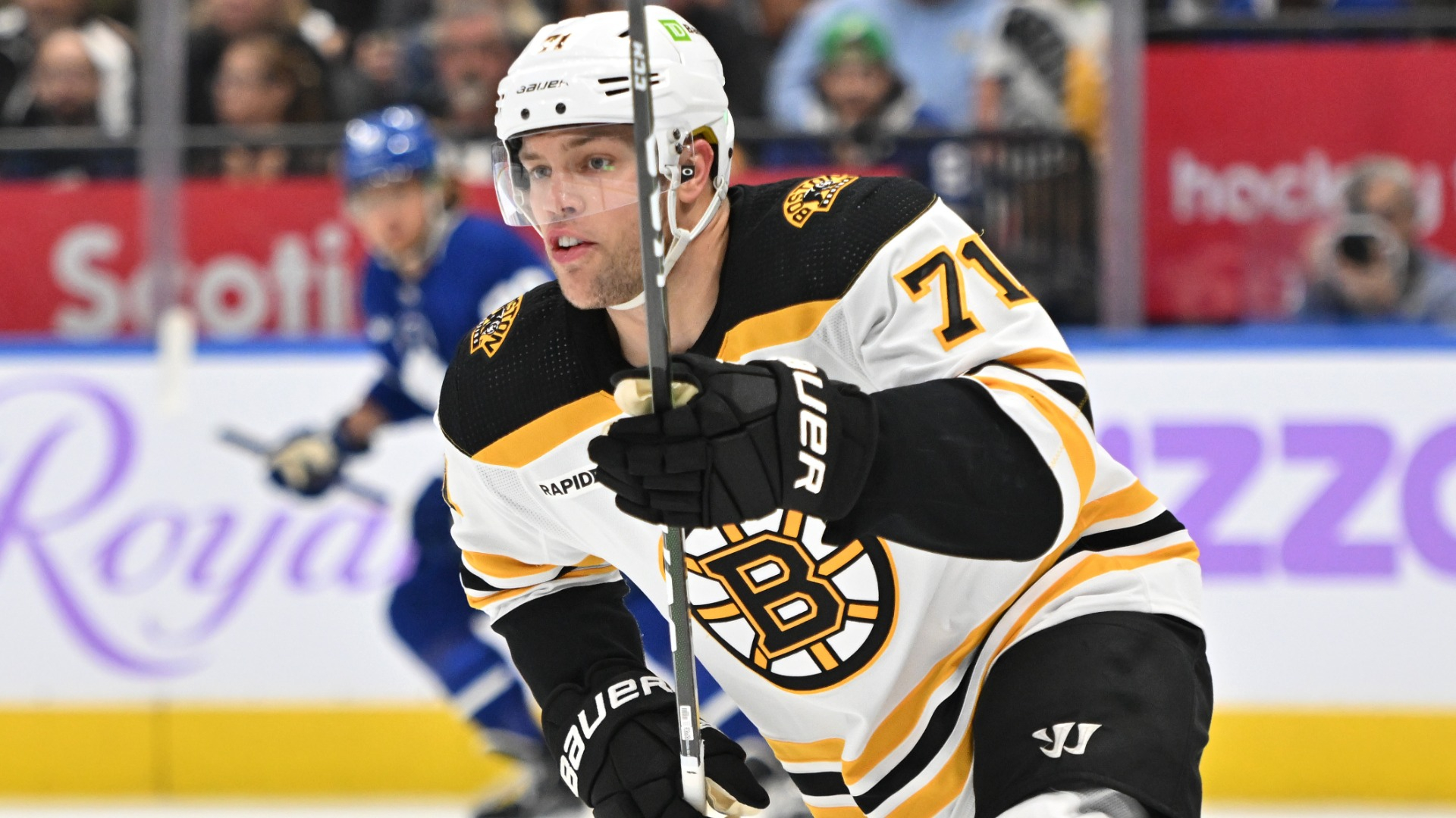 Boston Bruins forward Taylor Hall