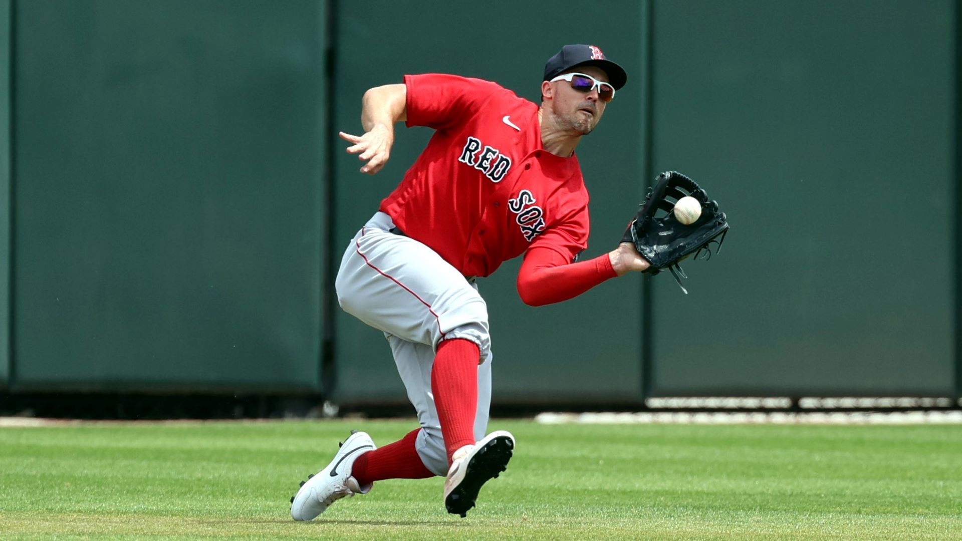 Boston Red Sox outfielder Adam Duvall