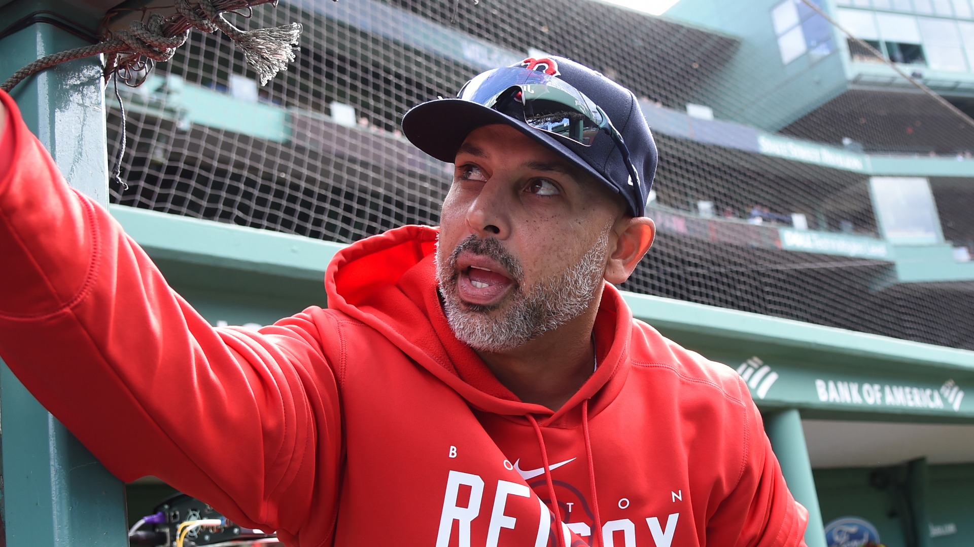 Boston Red Sox manager Alex Cora