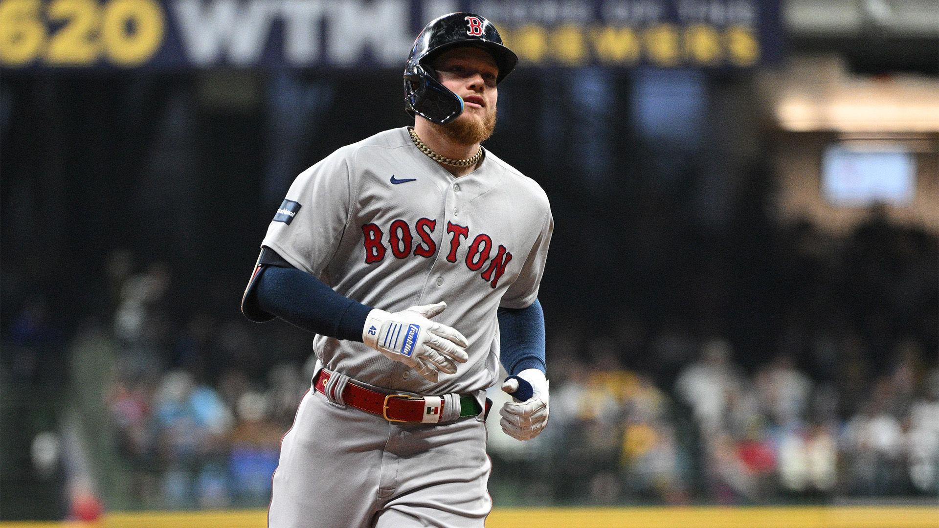 Boston Red Sox outfielder Alex Verdugo