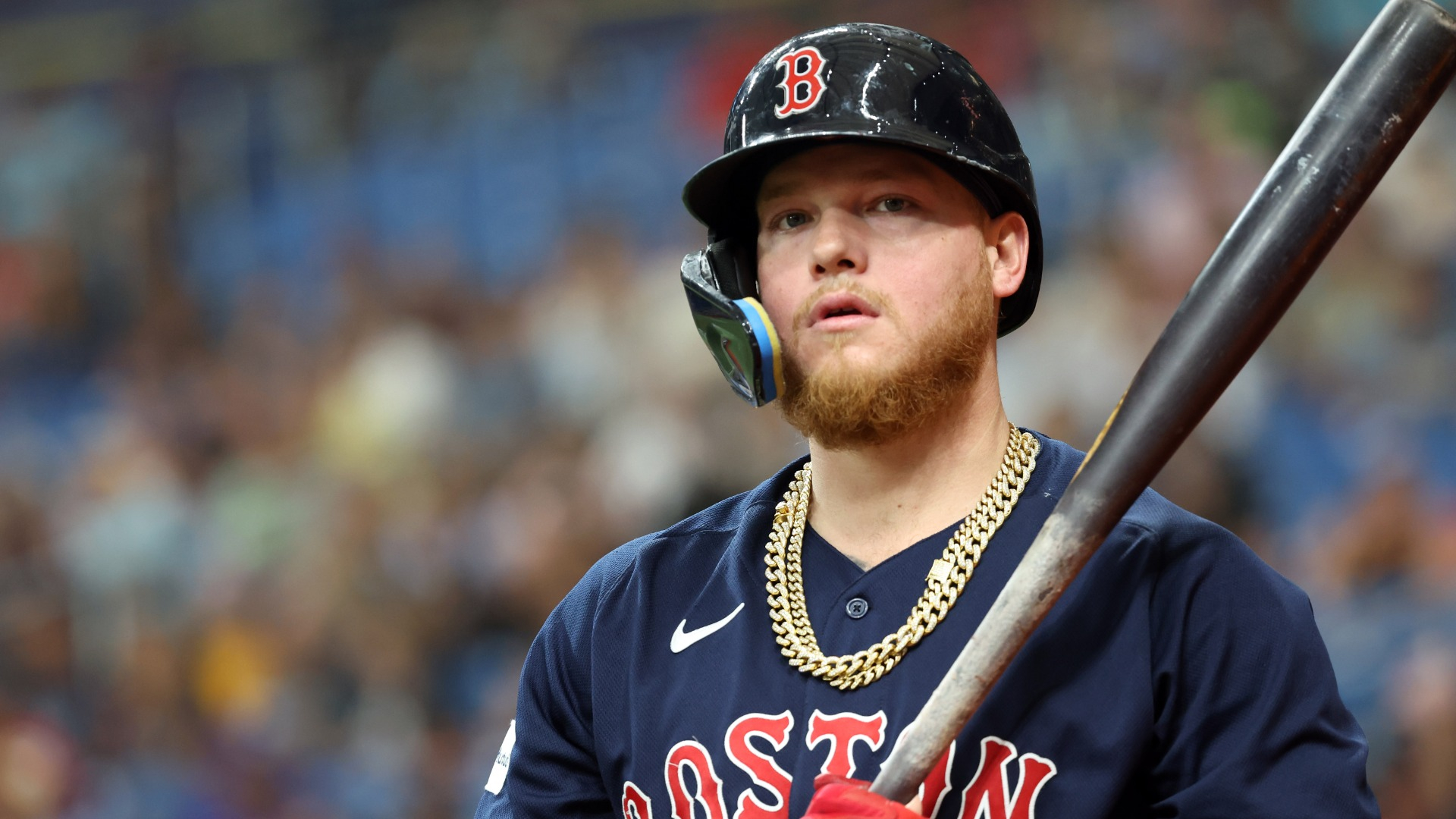 Boston Red Sox outfielder Alex Verdugo