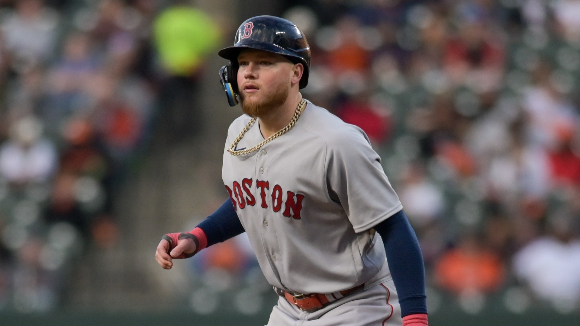 Boston Red Sox outfielder Alex Verdugo