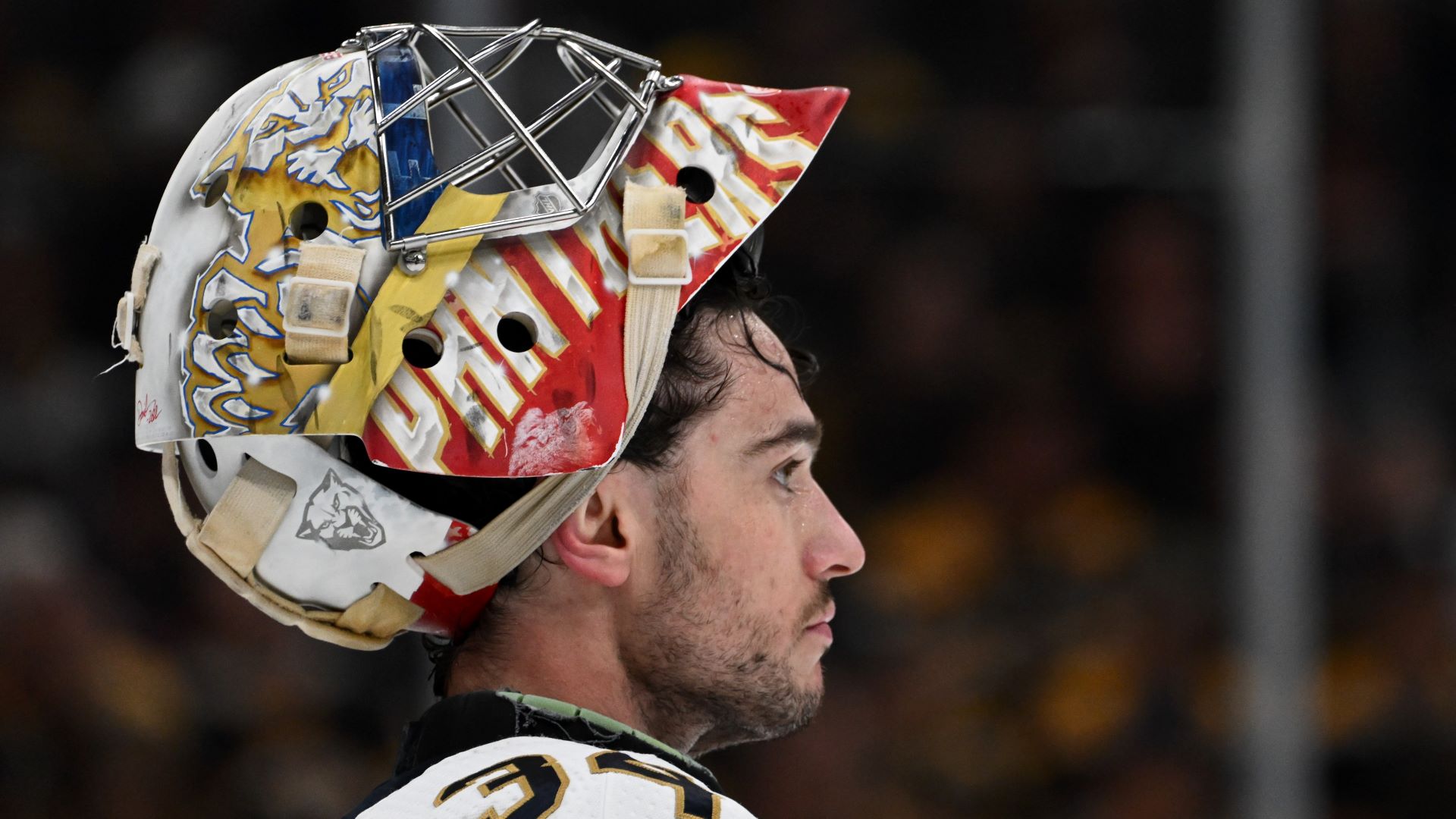 Florida Panthers goalie Alex Lyon