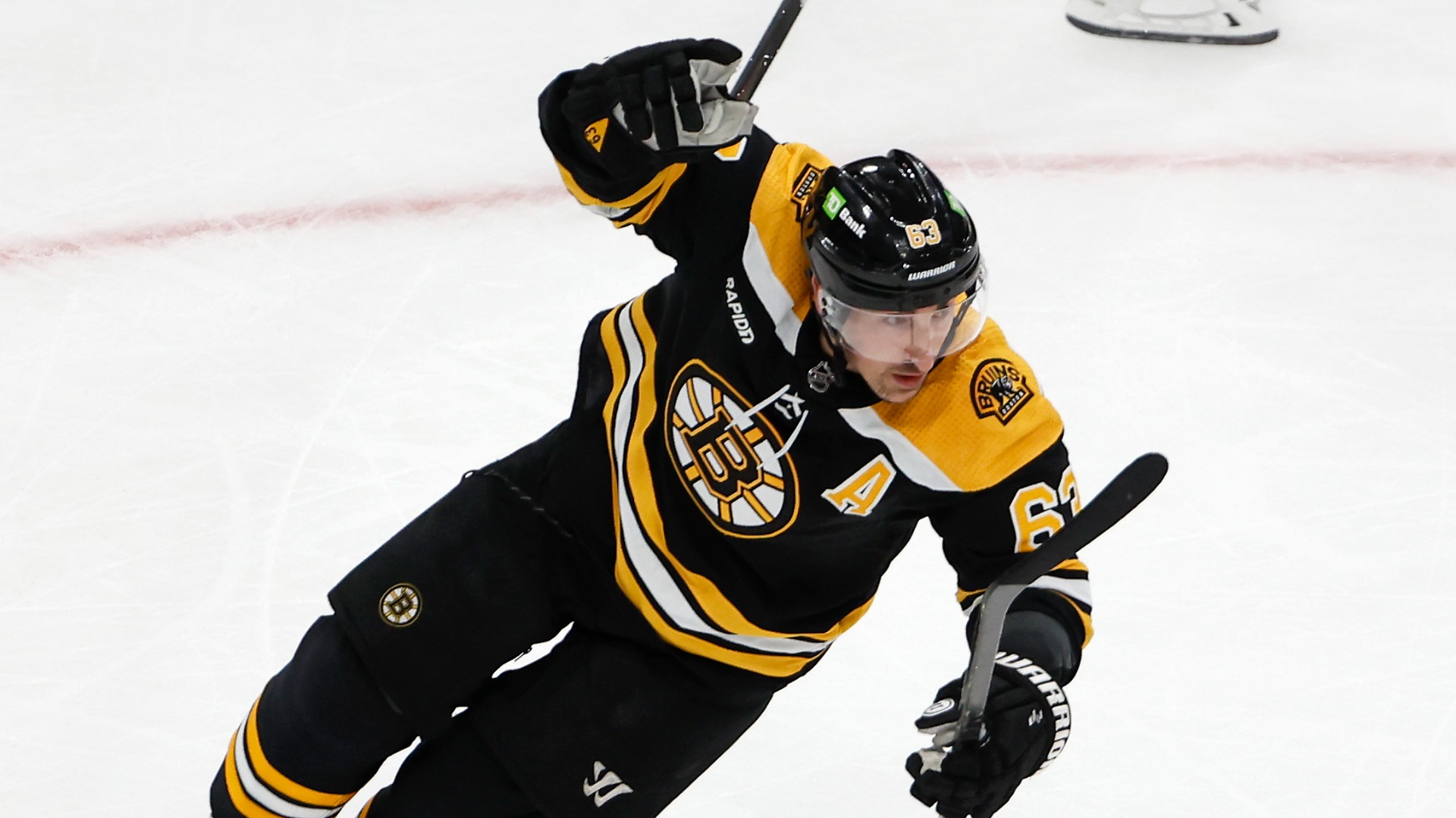 Boston Bruin forward Brad Marchand