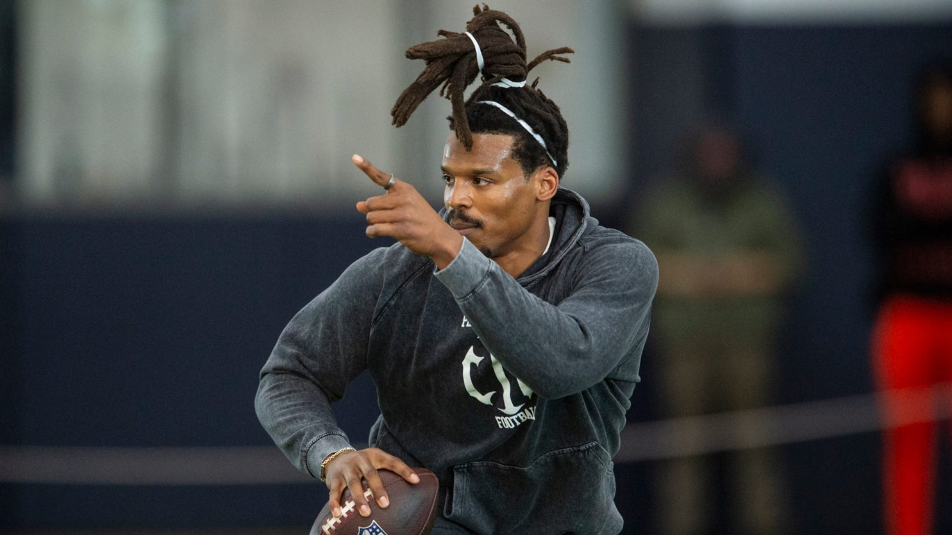Free agent NFL quarterback Cam Newton