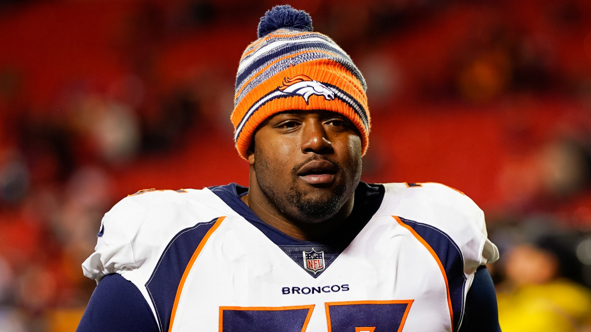 Former New England Patriots offensive lineman Cameron Fleming