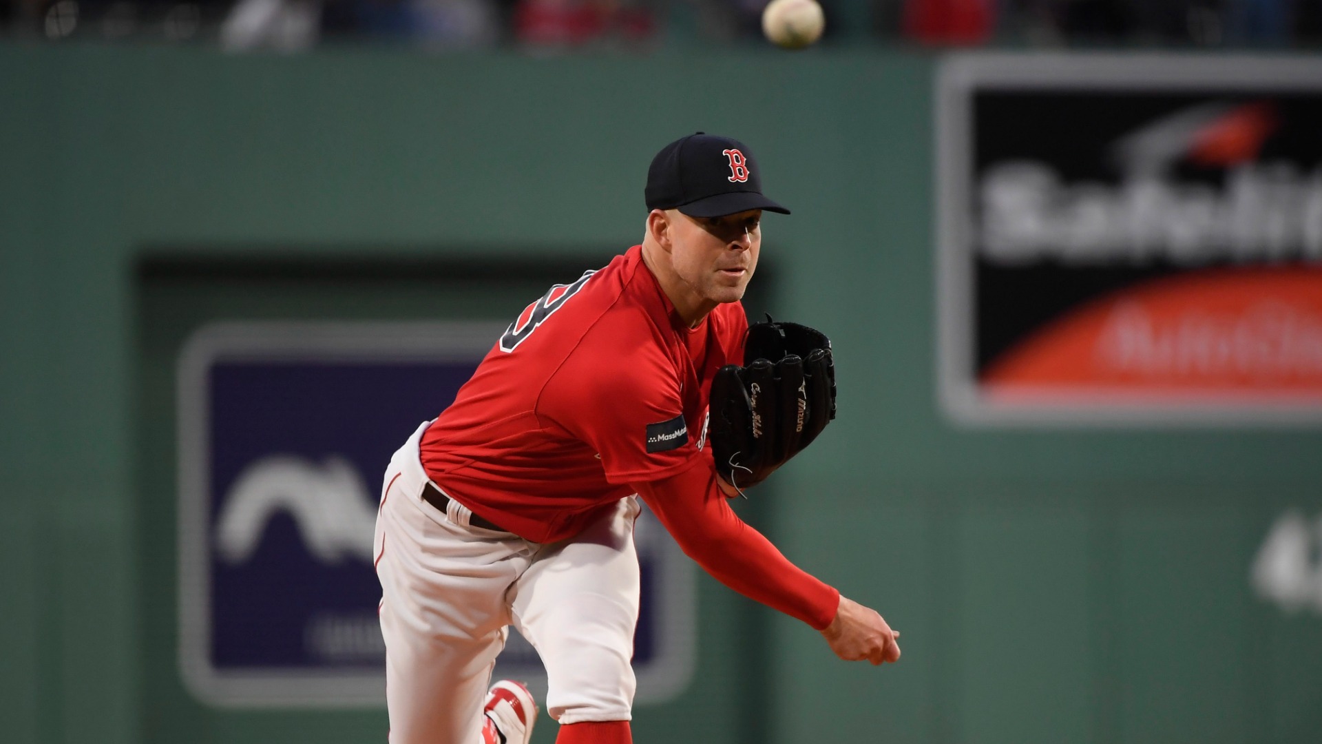 Boston Red Sox starting pitcher Corey Kluber