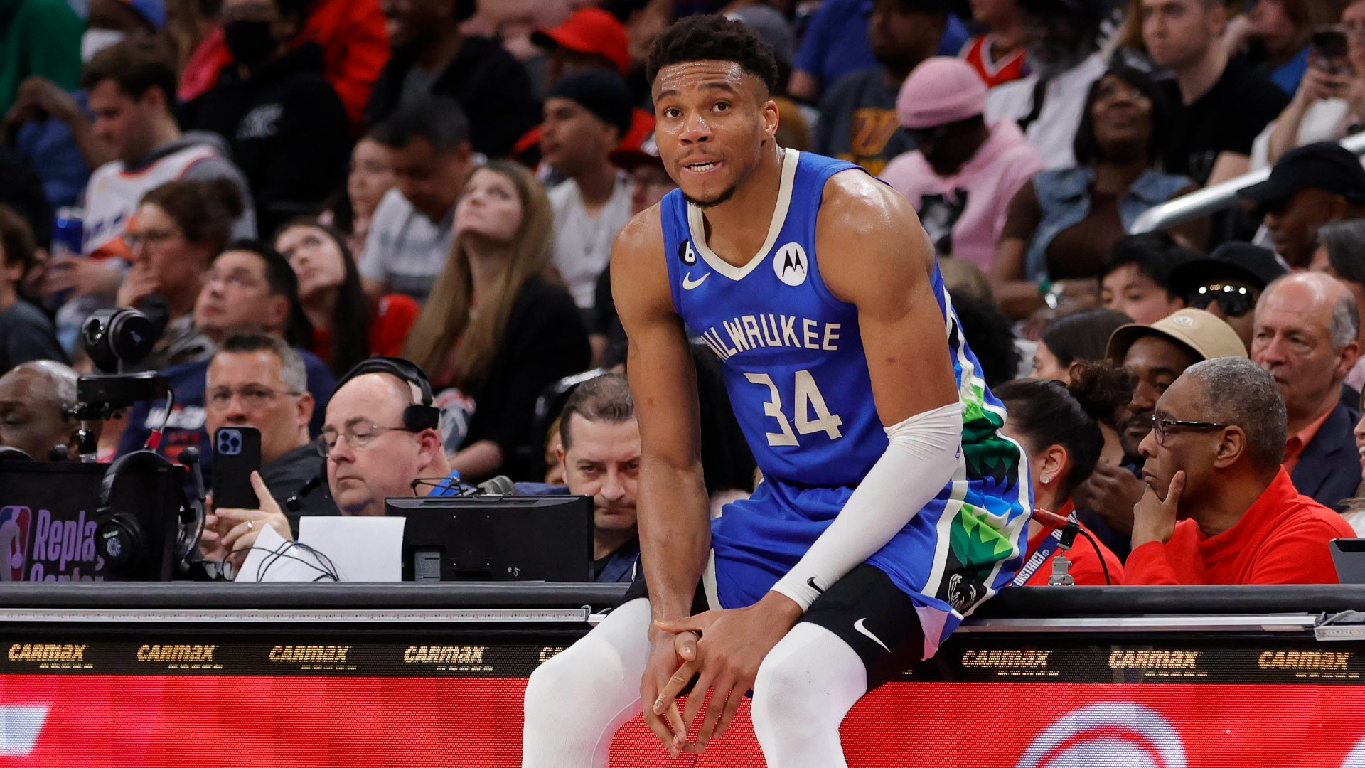 Milwaukee Bucks forward Giannis Antetokounmpo