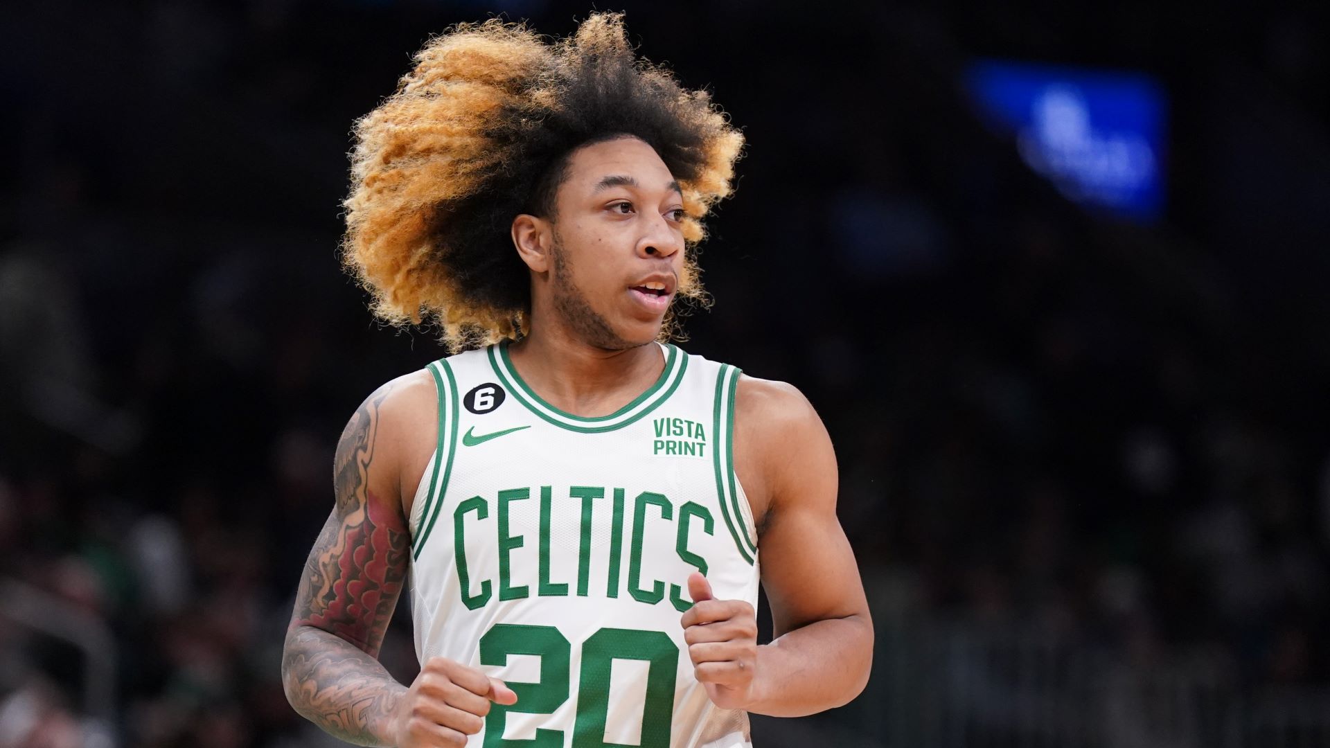 Boston Celtics guard JD Davison