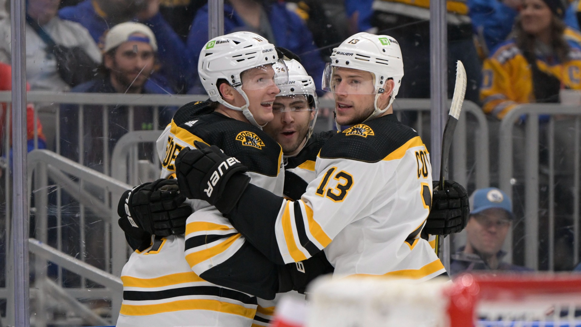 Boston Bruins forward Jake DeBrusk