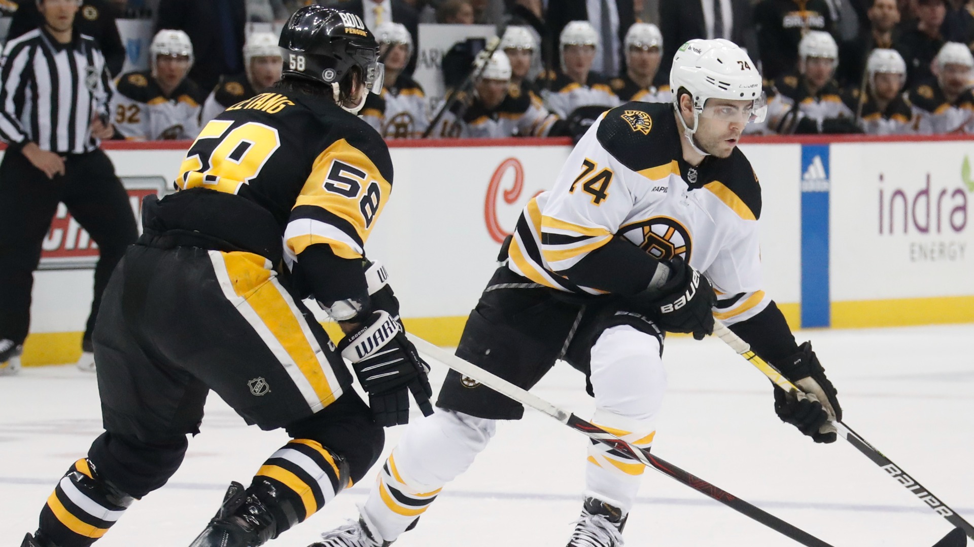 Boston Bruins forward Jake DeBrusk