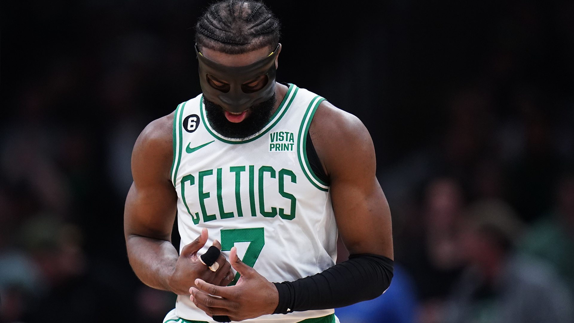 Boston Celtics forward Jaylen Brown
