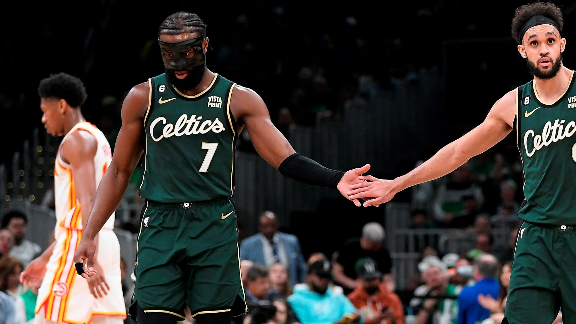 Boston Celtics forward Jaylen Brown