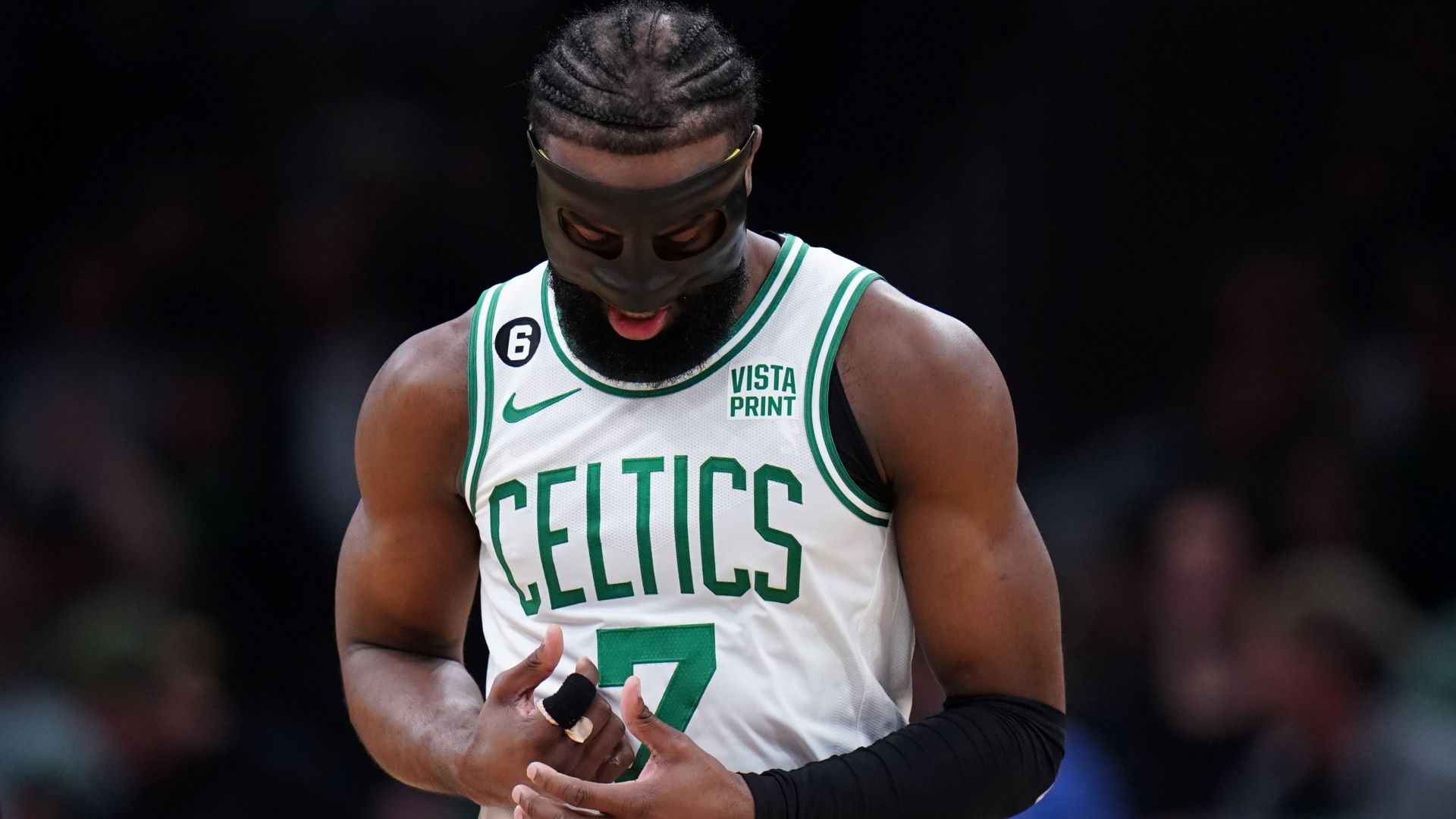 Boston Celtics forward Jaylen Brown