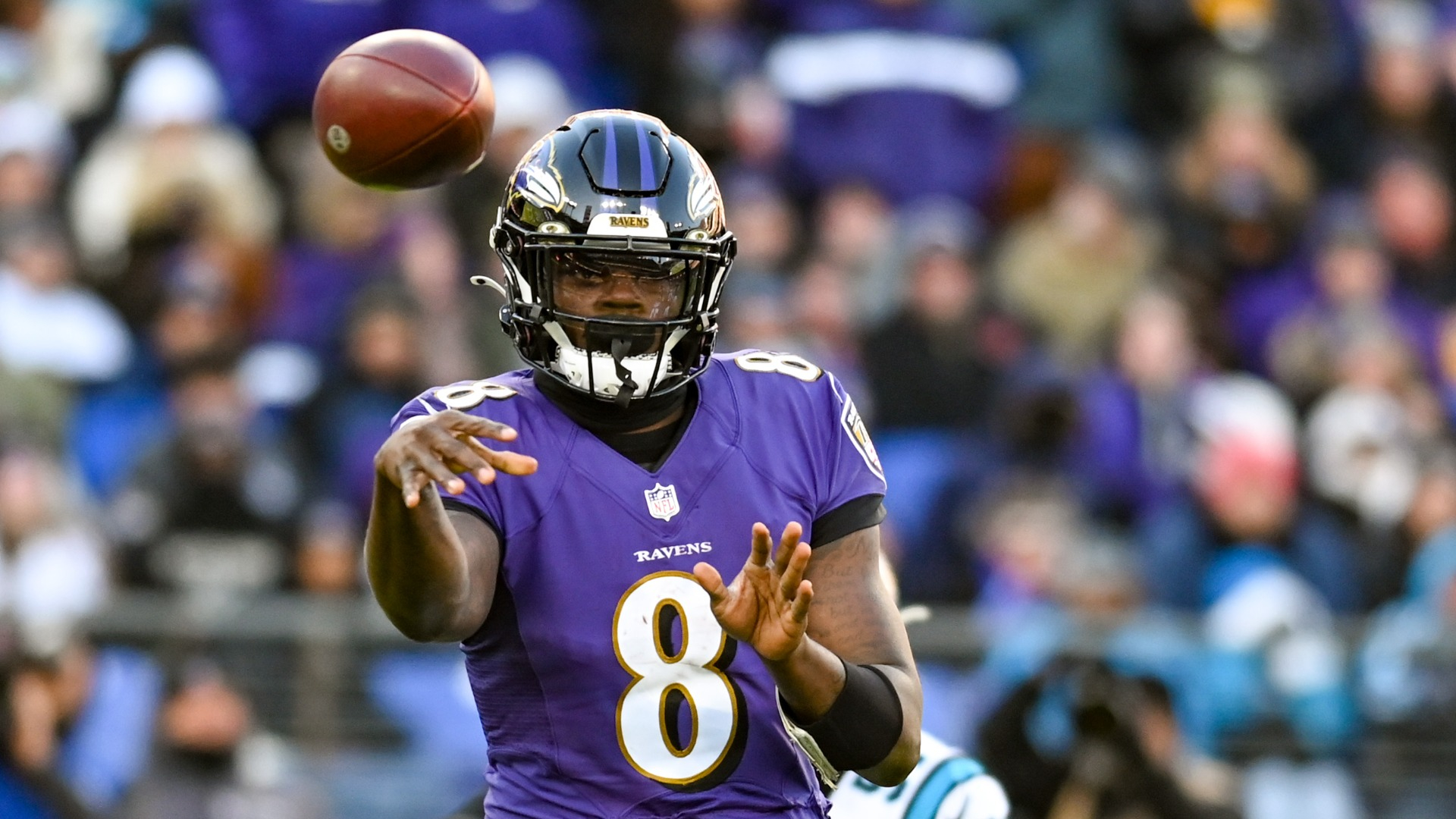 Baltimore Ravens quarterback Lamar Jackson