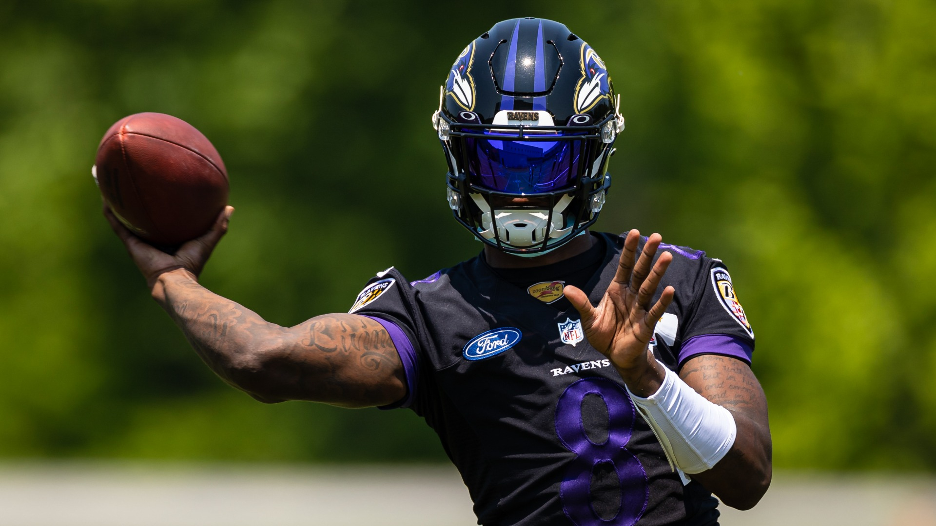 Baltimore Ravens quarterback Lamar Jackson