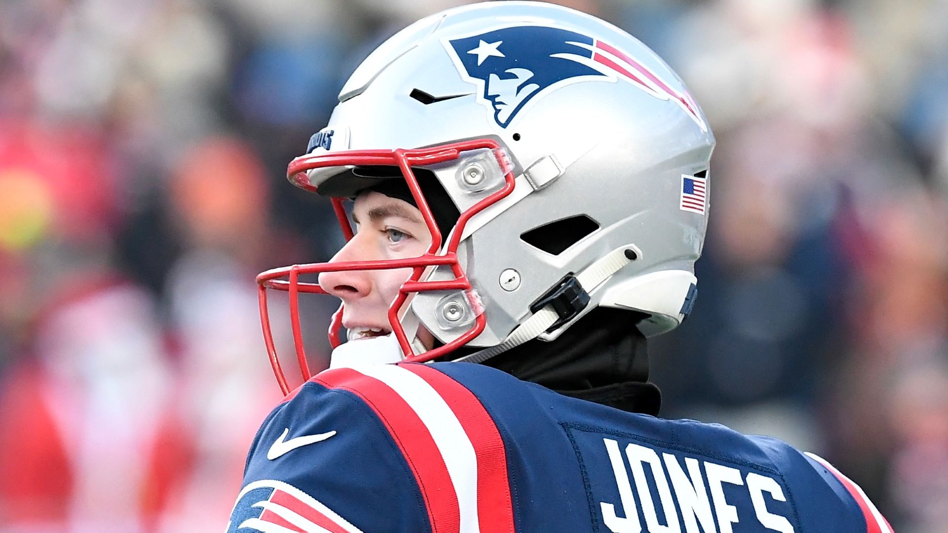 New England Patriots quarterback Mac Jones