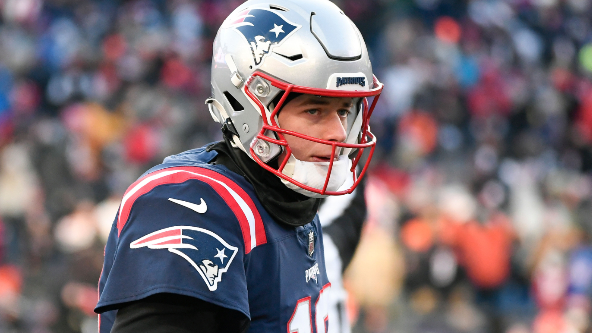 New England Patriots quarterback Mac Jones