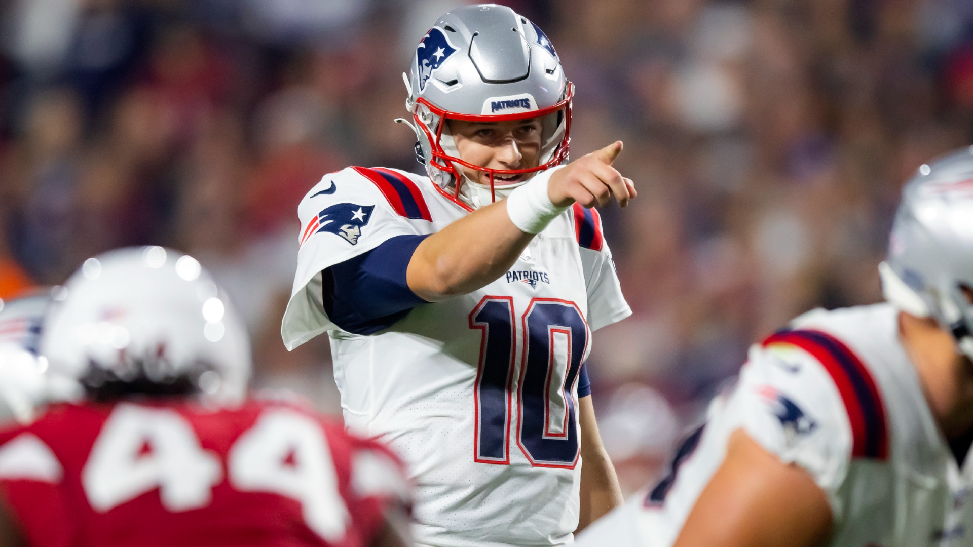 New England Patriots quarterback Mac Jones