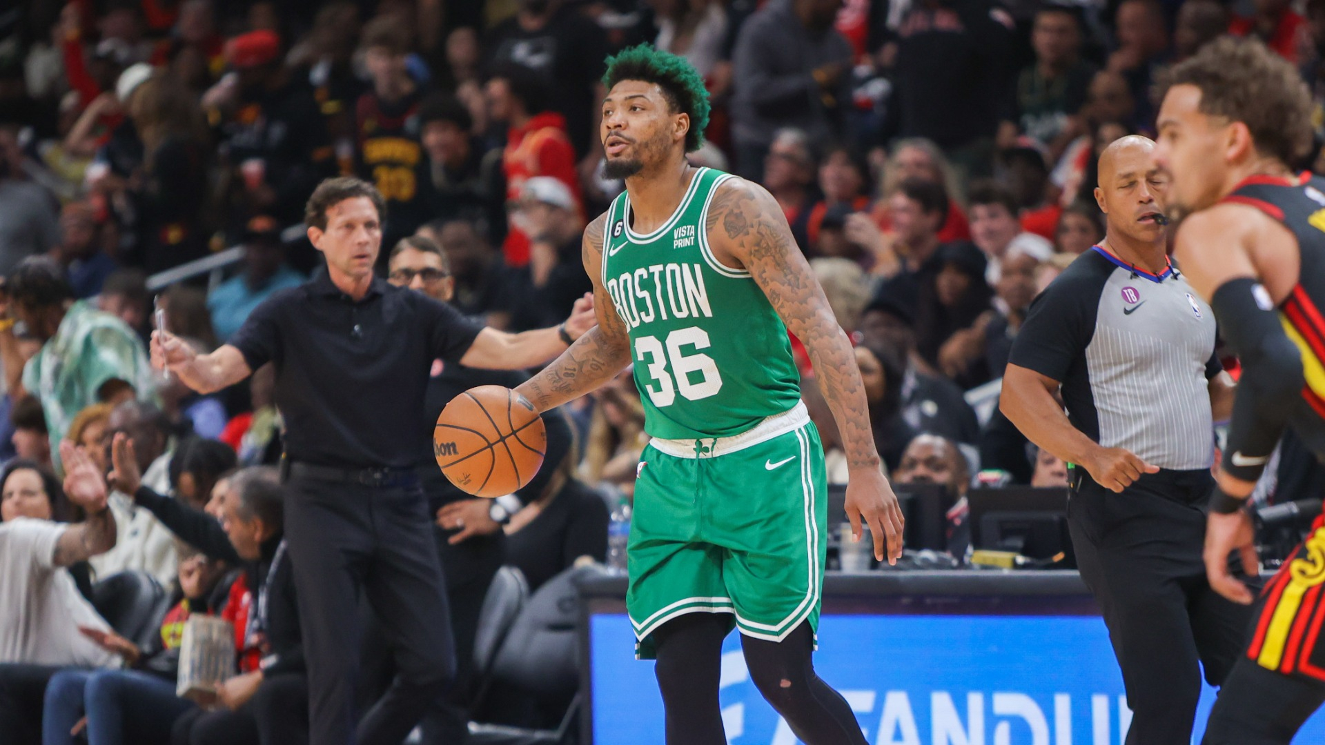 Boston Celtics guard Marcus Smart