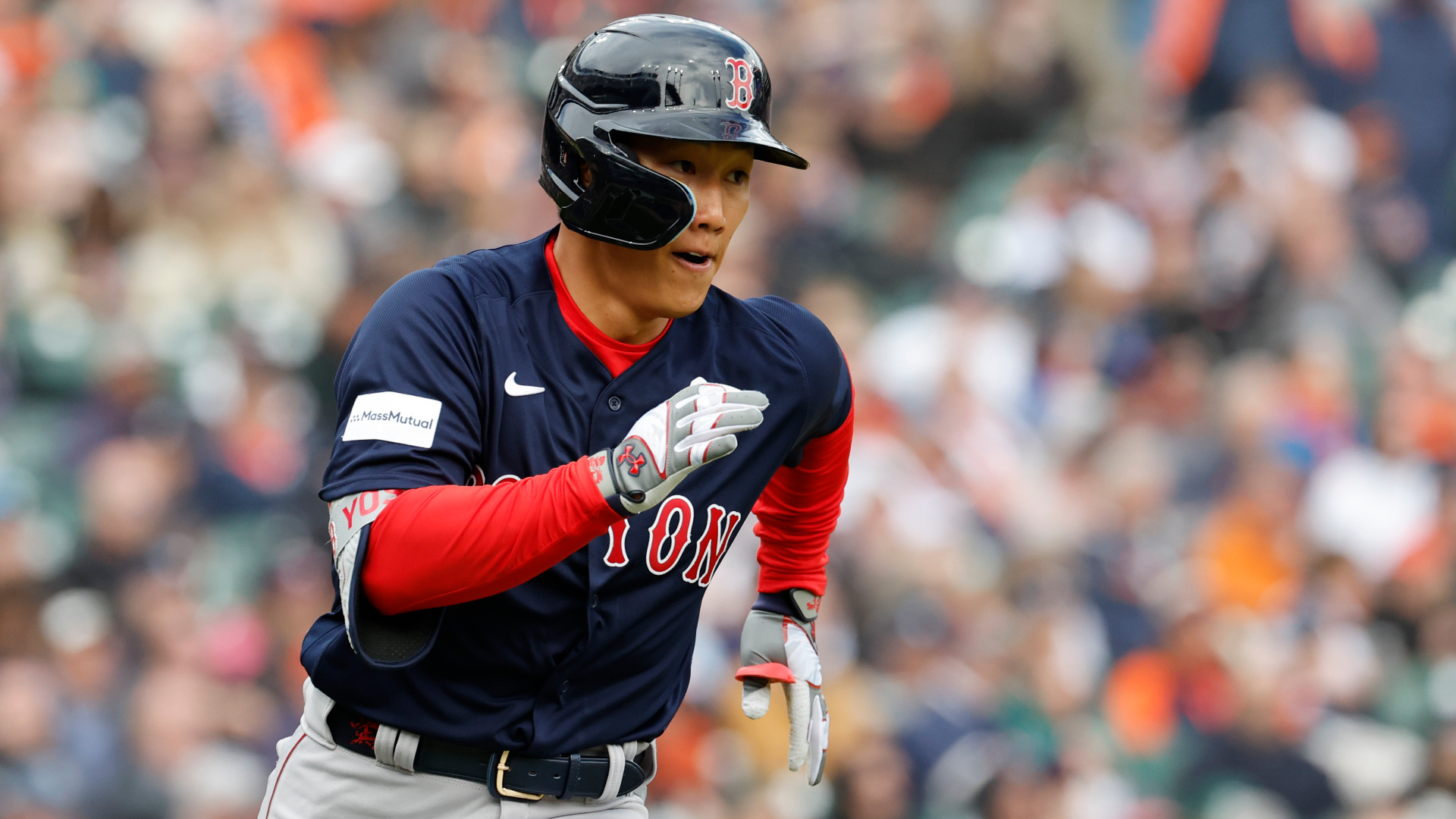 Boston Red Sox outfielder Masataka Yoshida