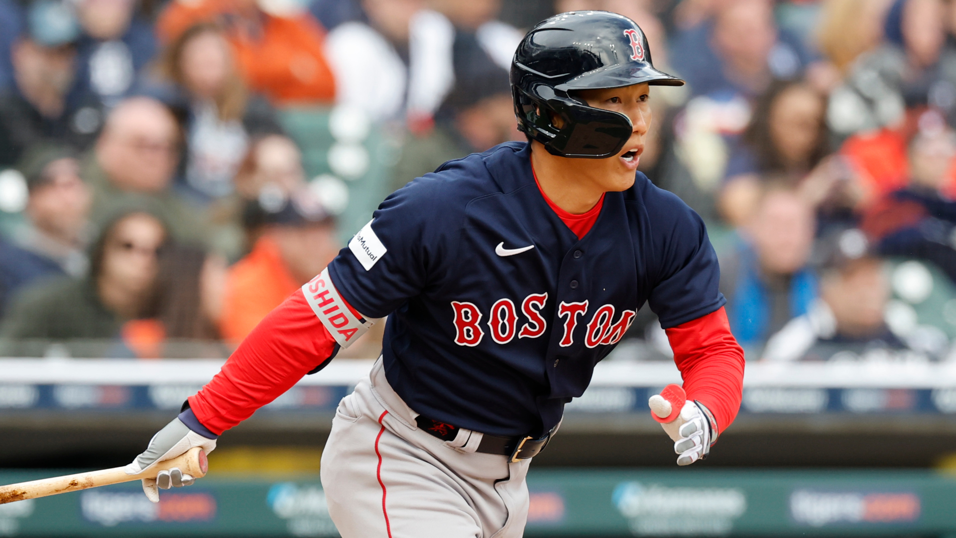 Boston Red Sox outfielder Masataka Yoshida