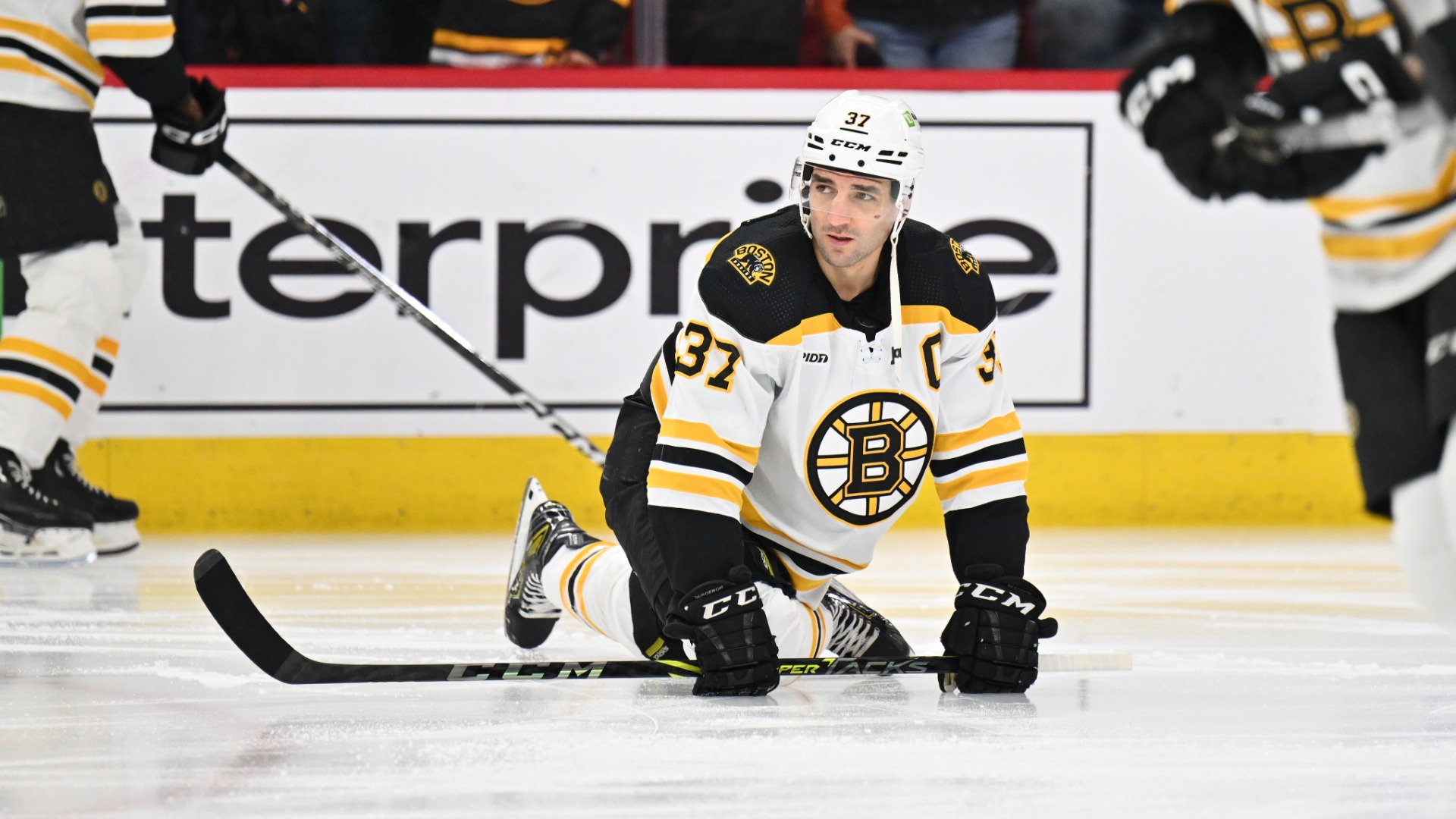 Boston Bruins forward Patrice Bergeron