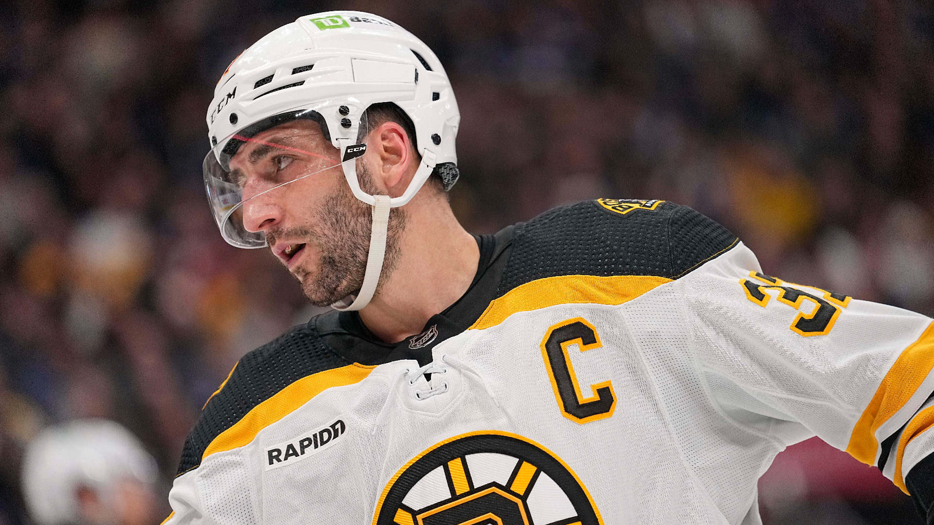 Boston Bruins center Patrice Bergeron