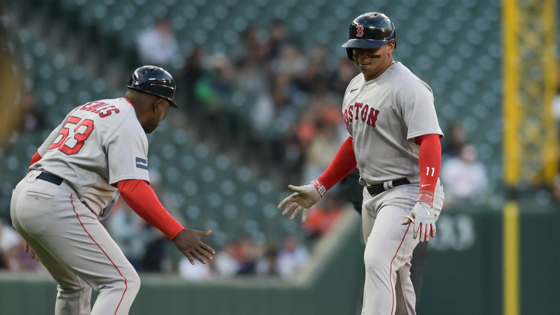 Boston Red Sox third baseman Rafael Devers